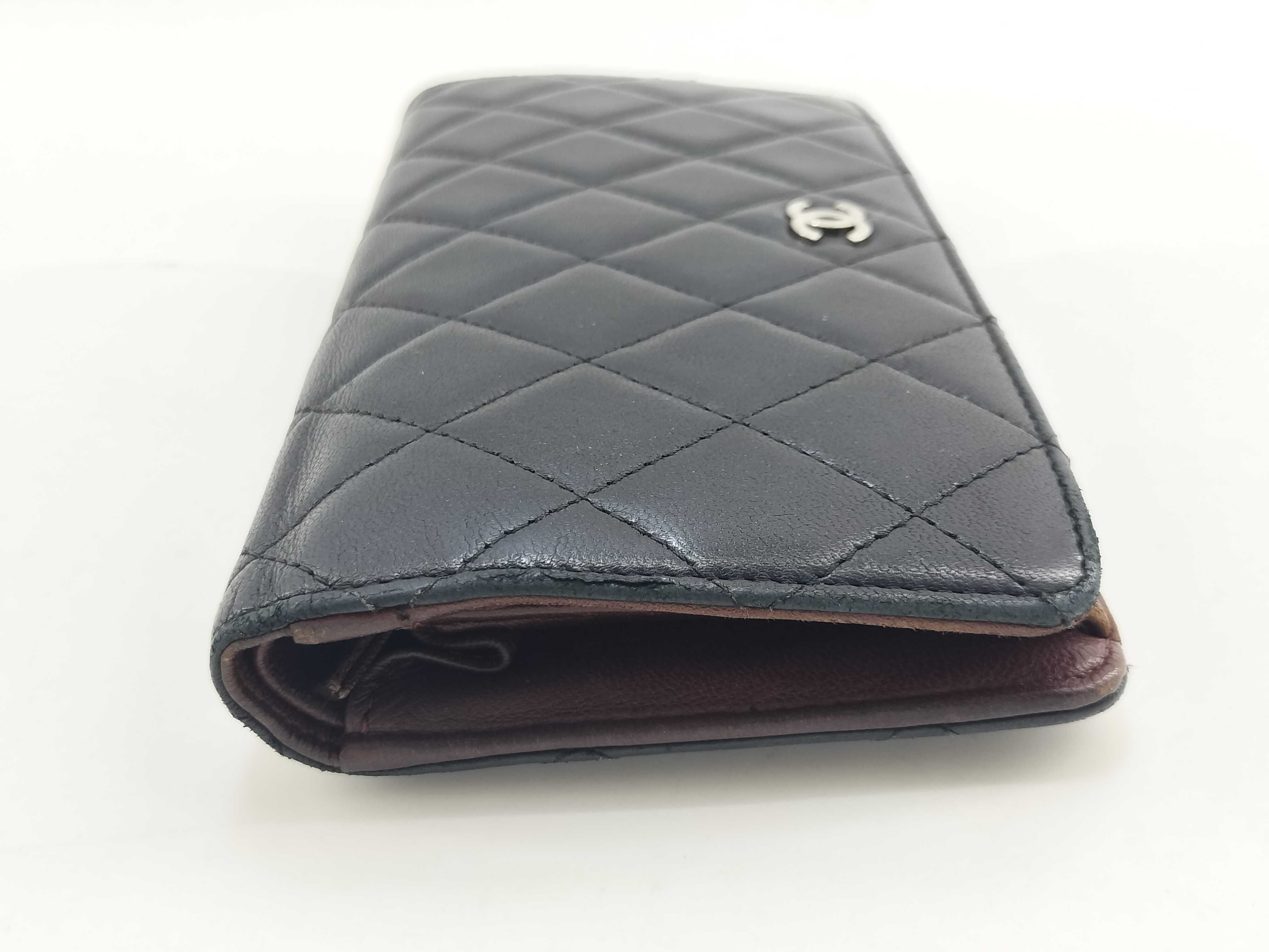 Lambskin Matelassé Long Wallet — view 3
