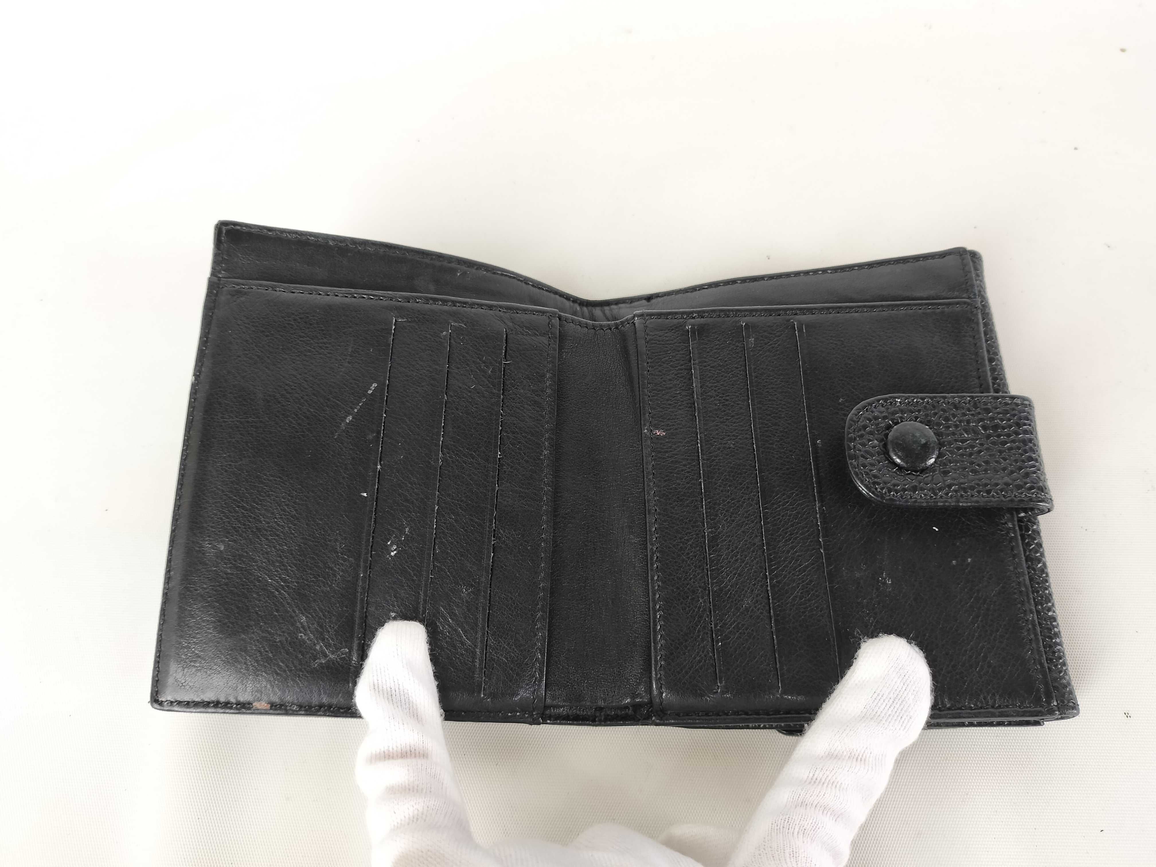 Caviar Skin Double Snap Wallet — view 8