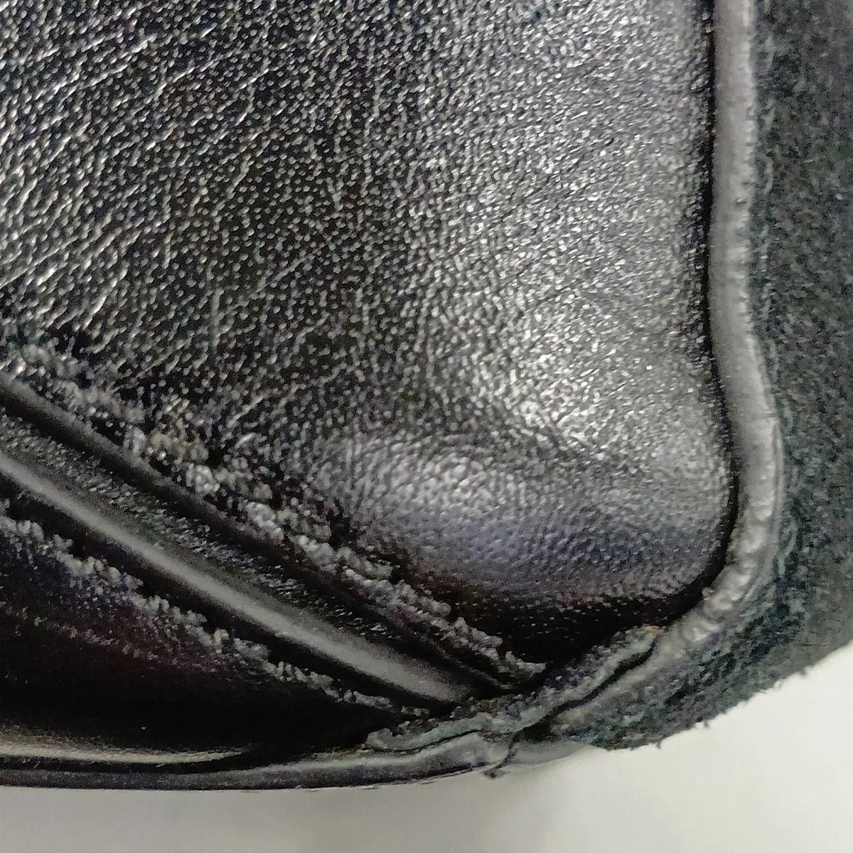 Puzzle Bag, Leather x Suede 2-Way Handbag, Black — view 15