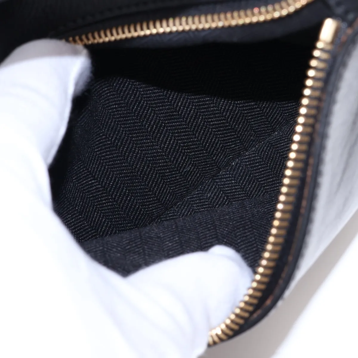 Puzzle Bag, Leather x Suede 2-Way Handbag, Black — view 9