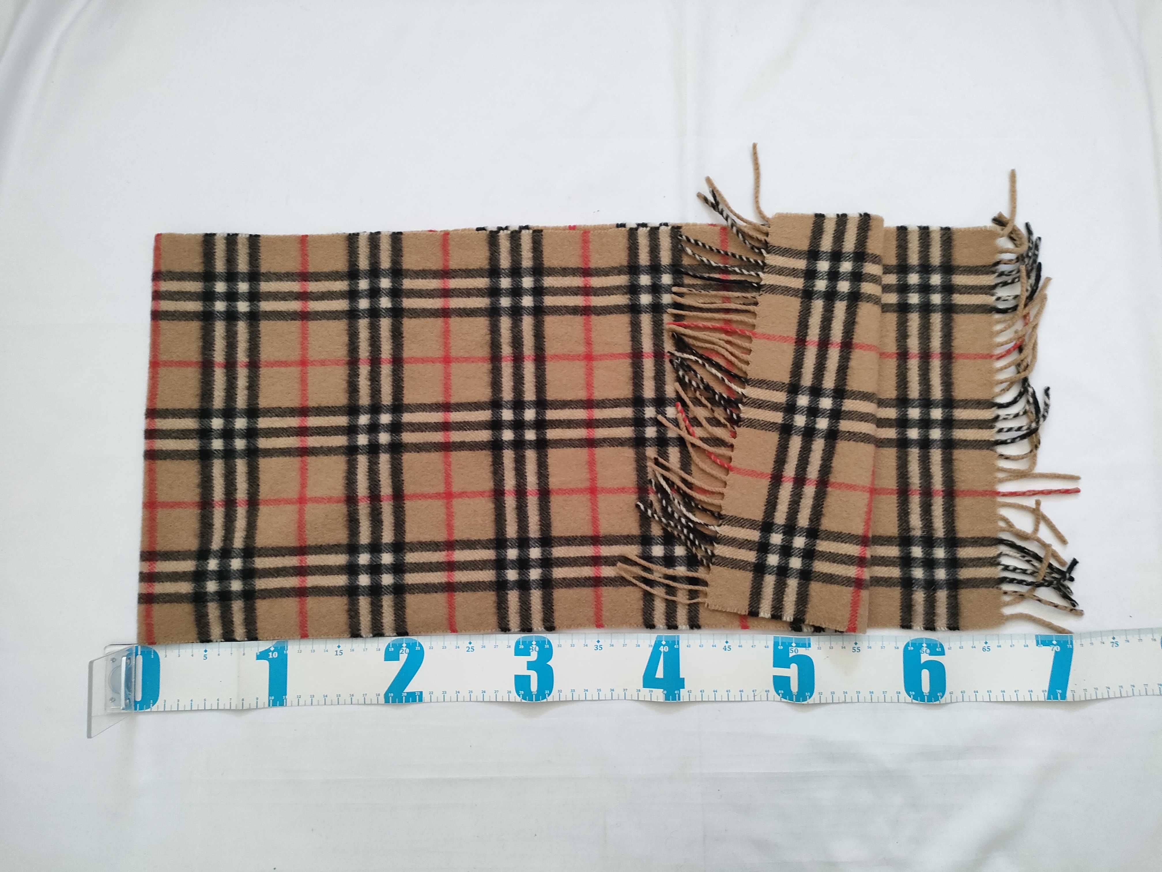 100% Cashmere Scarf, Nova Check Pattern, and other accessories. — view 2