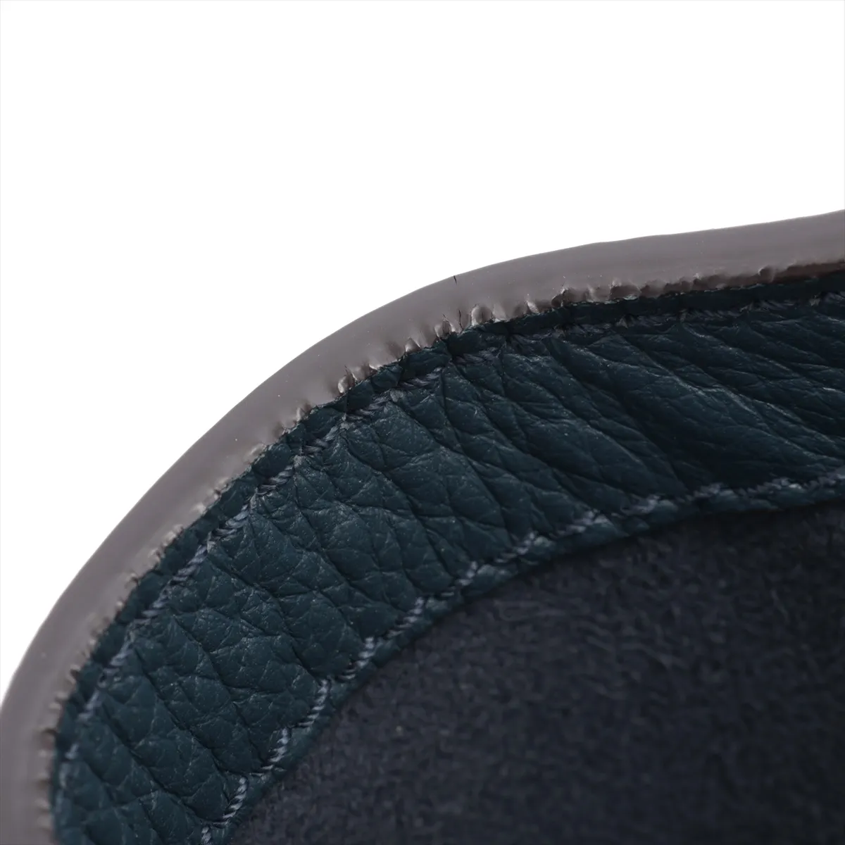Luggage Micro Shopper Leather Handbag Navy — view 14