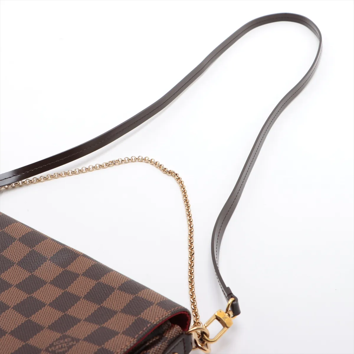 Damier Favorite MM N41129 DU3165 Brown — view 5