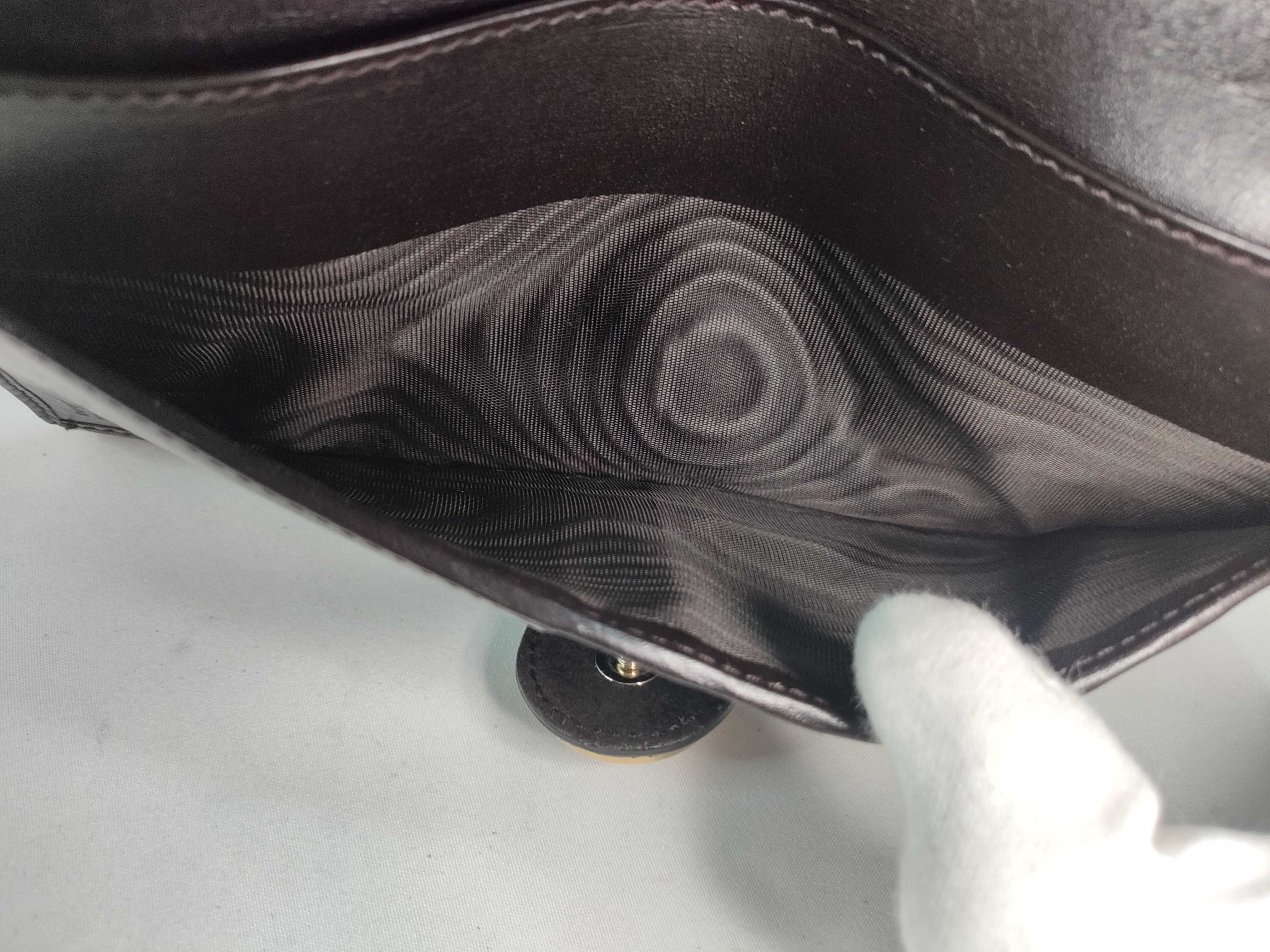 Patent Leather Gold Long Wallet — view 12