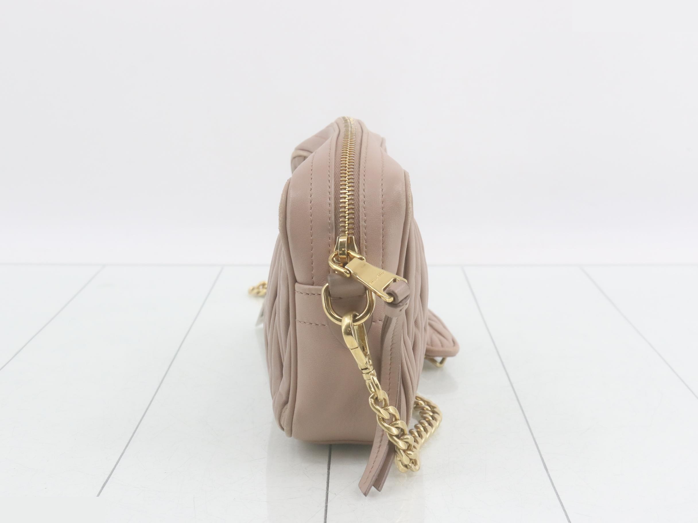 Matelassé Chain Shoulder Bag — view 4