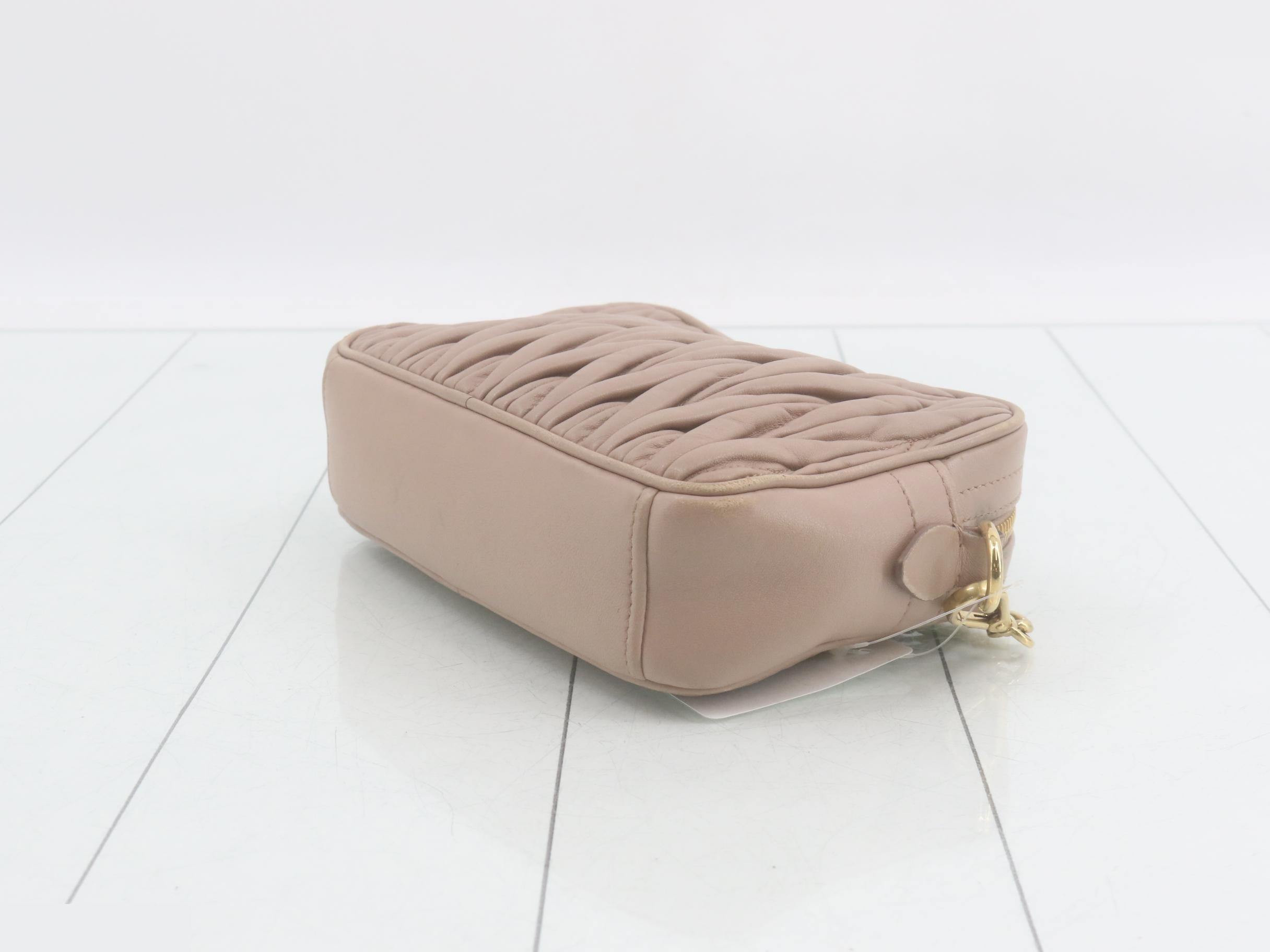 Matelassé Chain Shoulder Bag — view 6