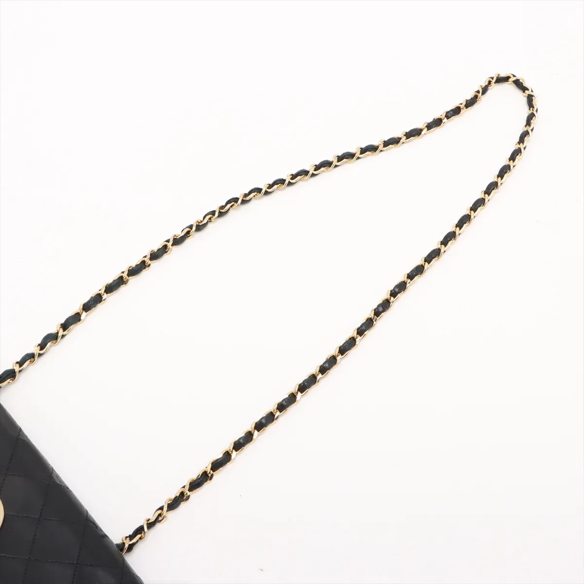 Matelasse Lambskin Single Flap Single Chain Bag Black Gold Hardware 0938741 Series 0 — view 5