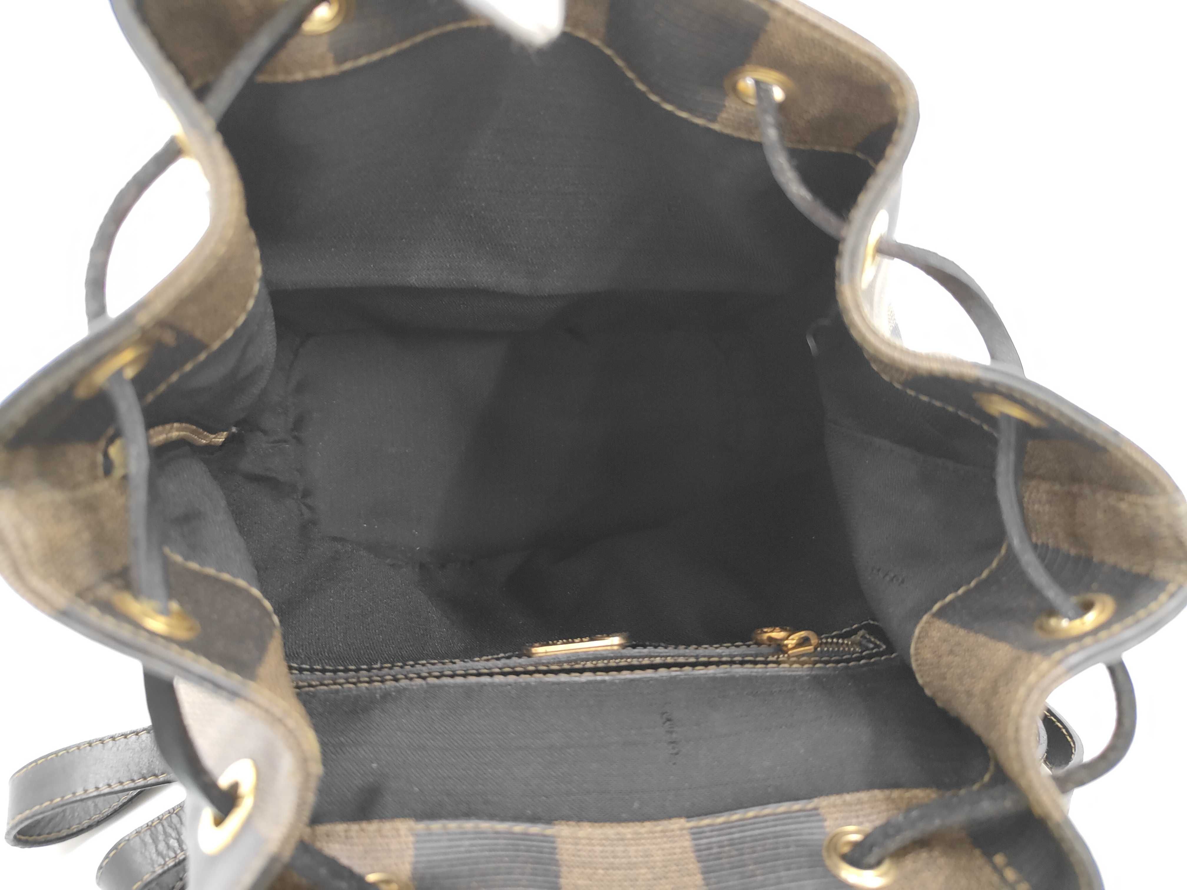 Pecan Backpack, Brown/Black, W22cm — view 9