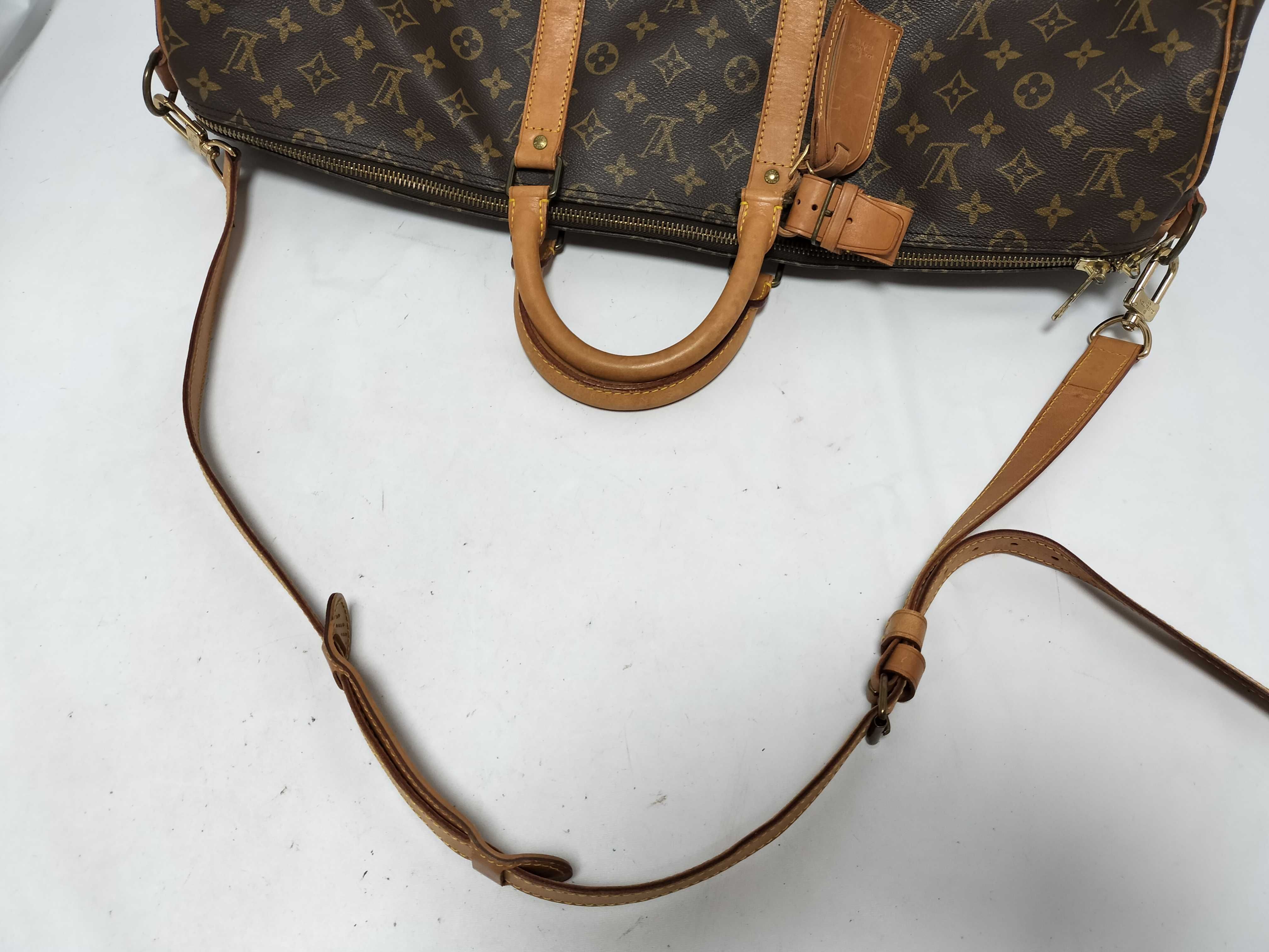 Monogram Keepall Bandoulière 55 Boston Bag — view 3