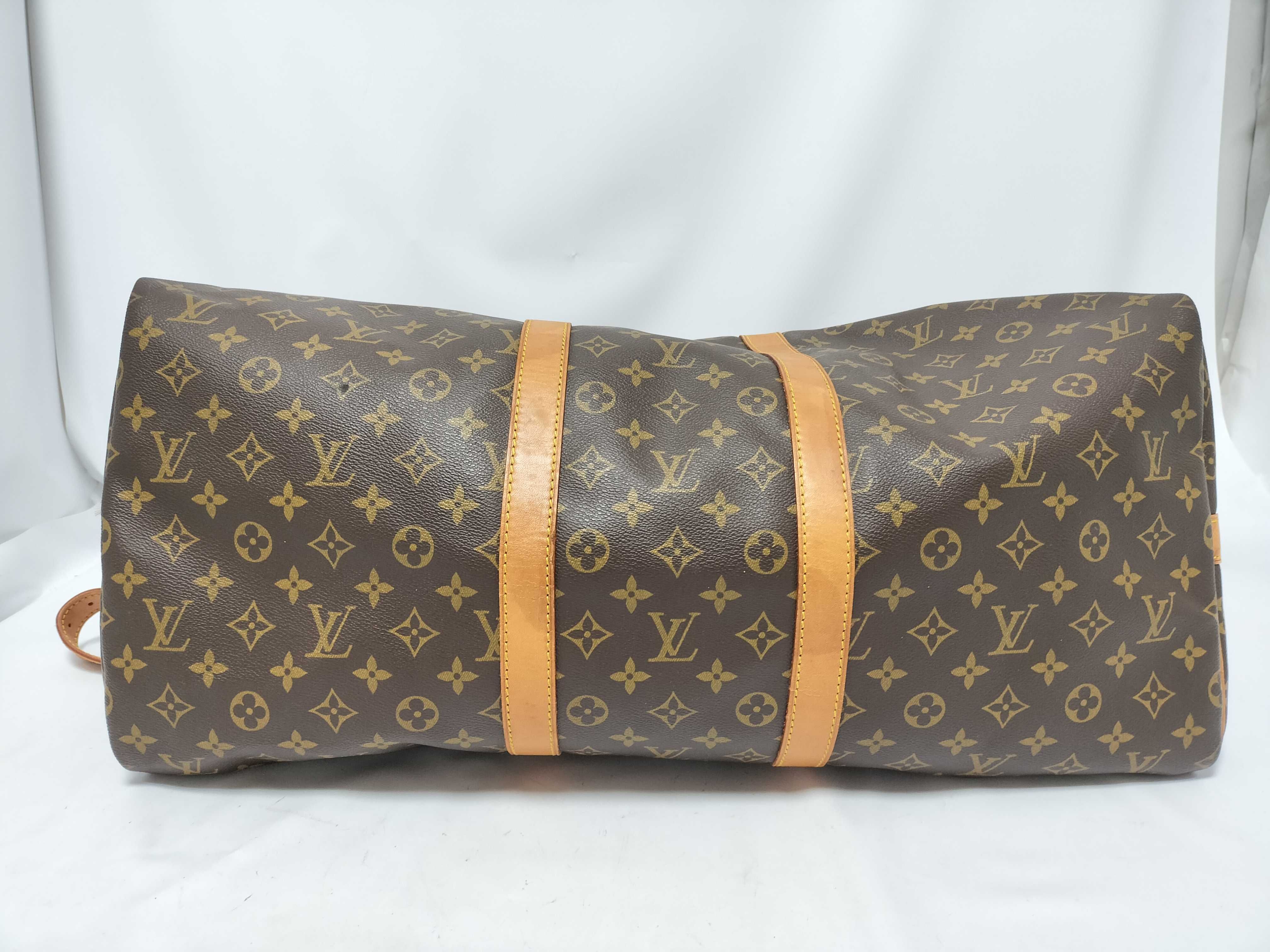 Monogram Keepall Bandoulière 55 Boston Bag — view 8