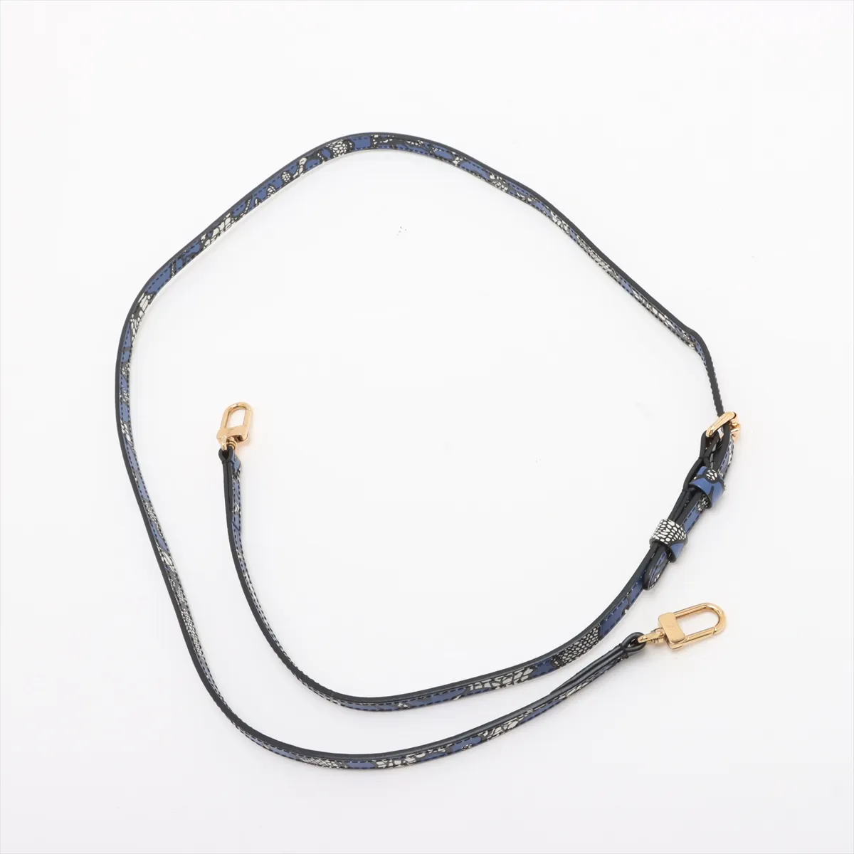 Floral Lace Petite Malle - Blue RFID-responsive — view 5