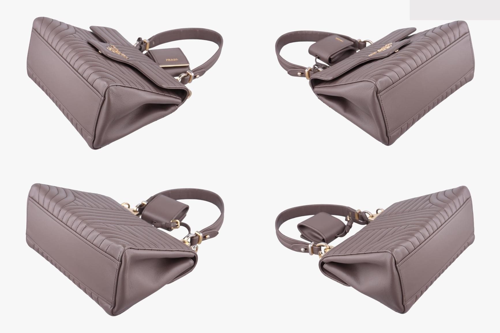 Diagram Leather Grayish Brown — view 4