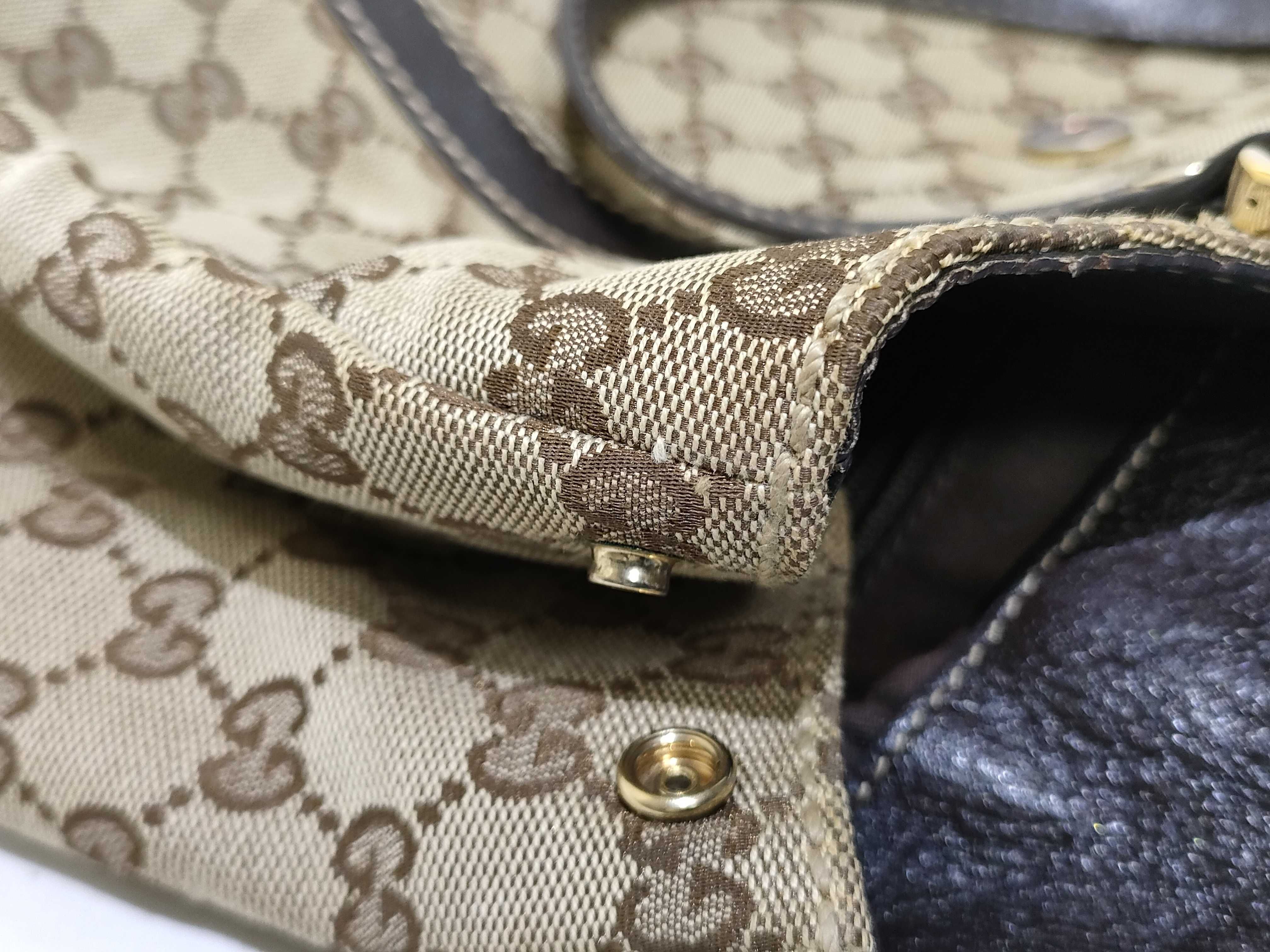 GG Canvas Sherry Line Handbag — view 12