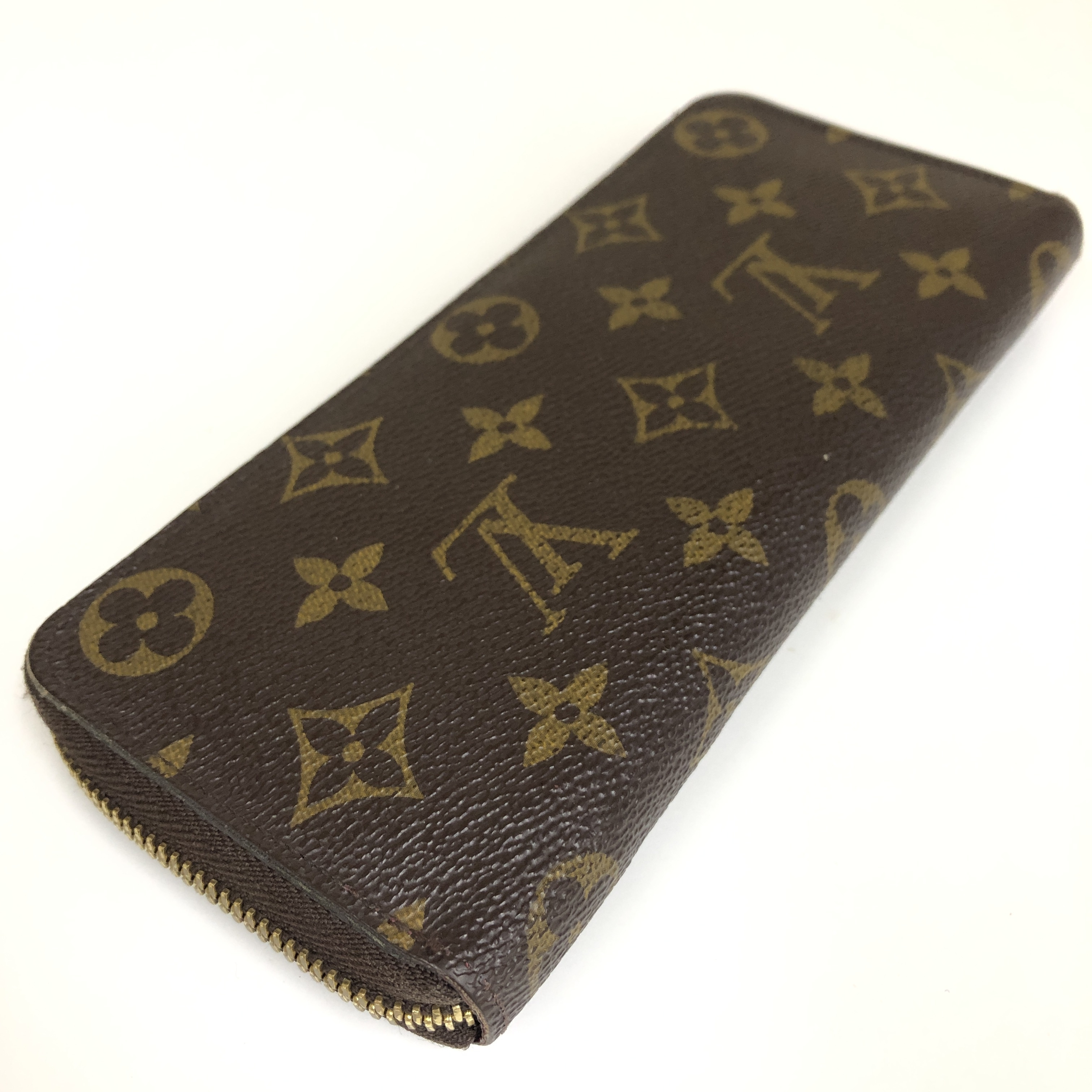 Monogram Portefeuille Clemence Long Wallet M60742 Round Zipper Fuchsia MI2144 With Coin Pocket Made in France Wallet — view 6