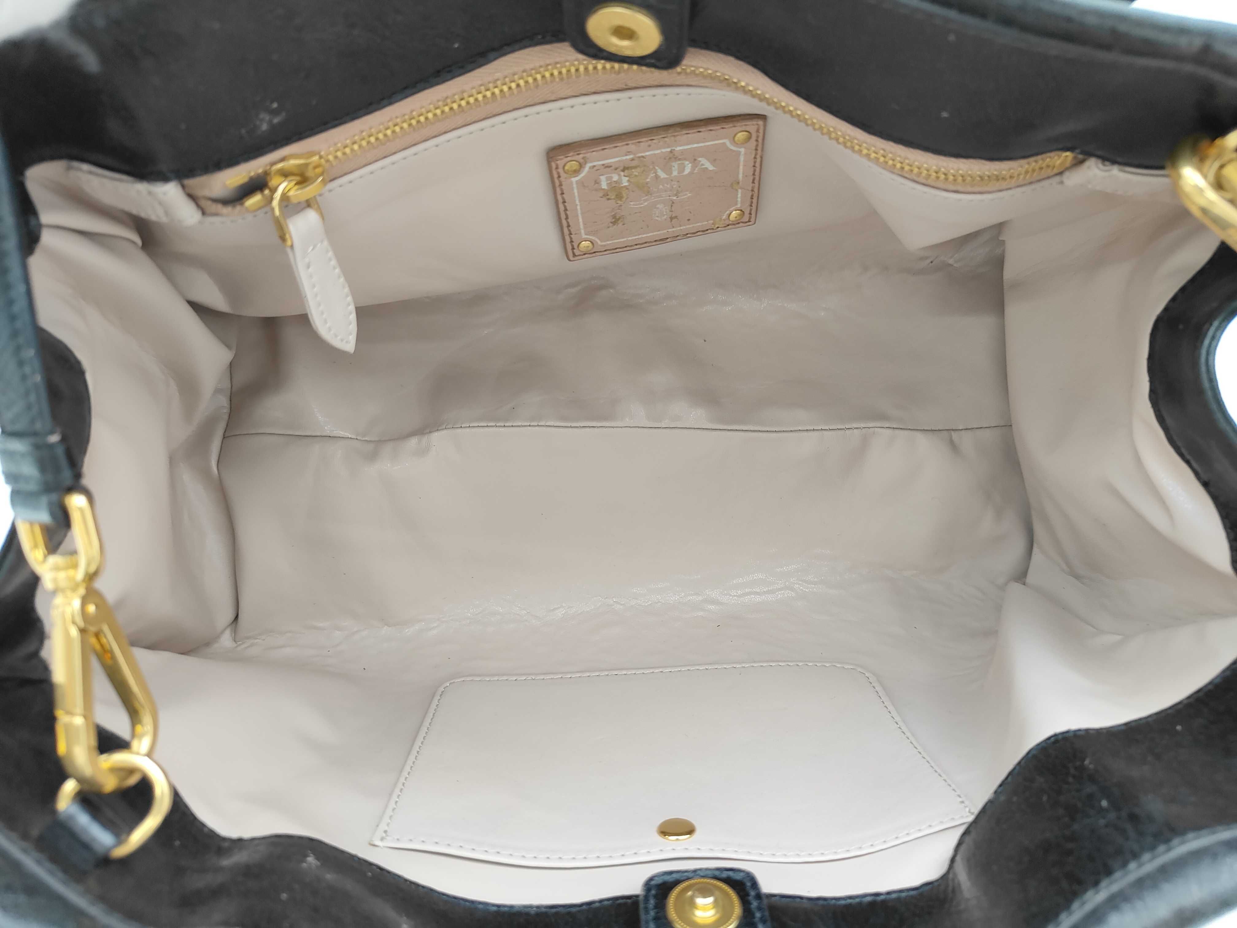 Leather 2-way Black Handbag — view 12