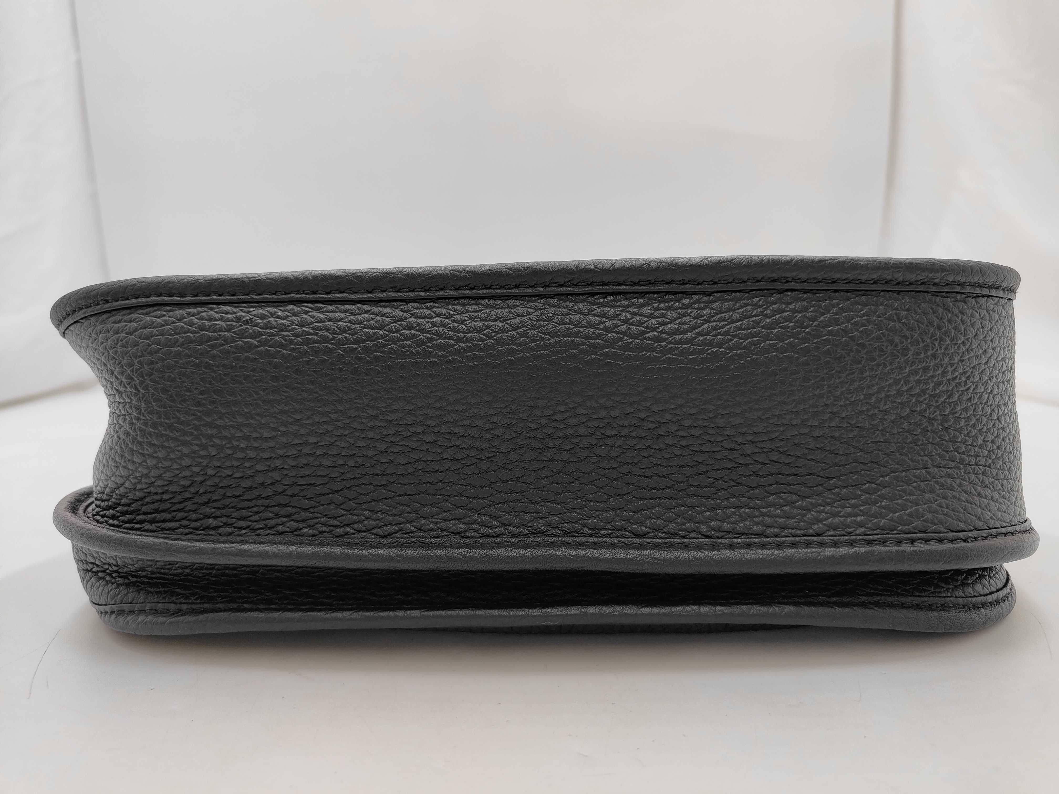 Evelyne 3PM Taurillon Black U Stamp Shoulder Bag — view 3