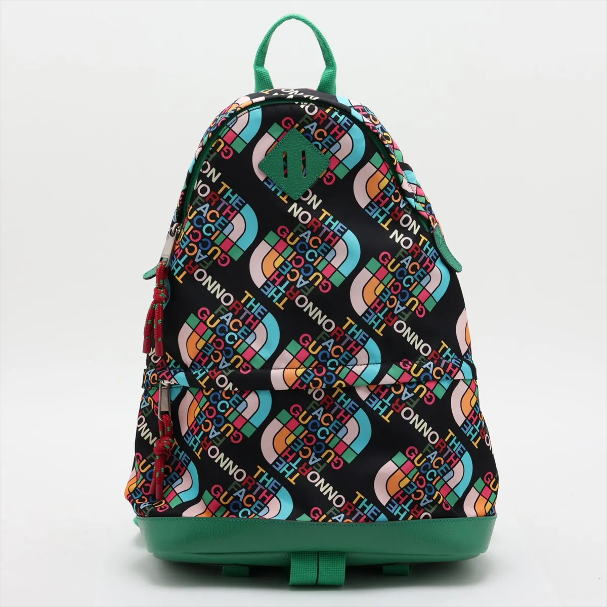 x The North Face Nylon x Leather Backpack/Rucksack, Multicolor 650288