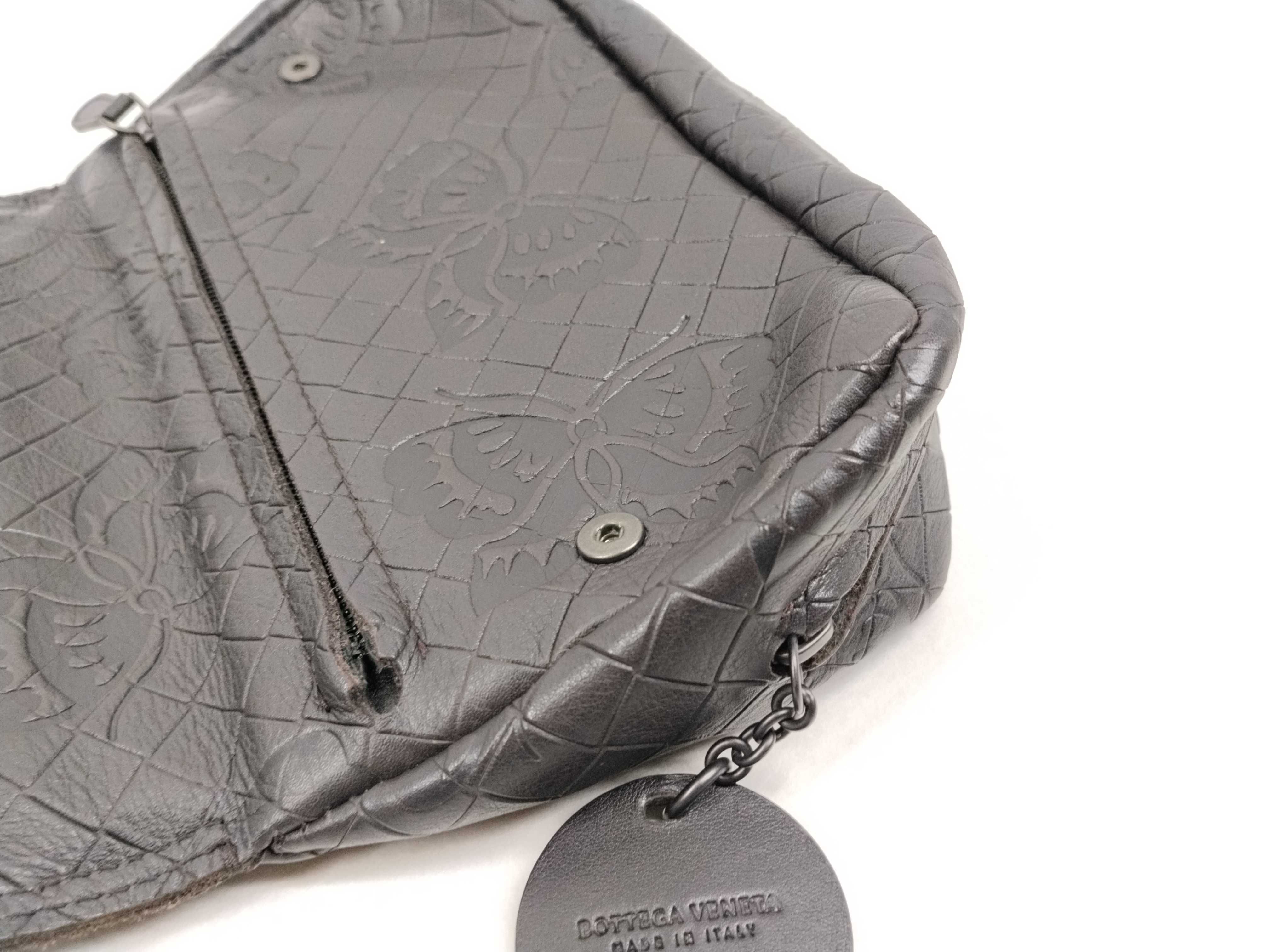 Intrecciato SG - Intrecciomirage Butterfly Chain Shoulder Bag Brown — view 8