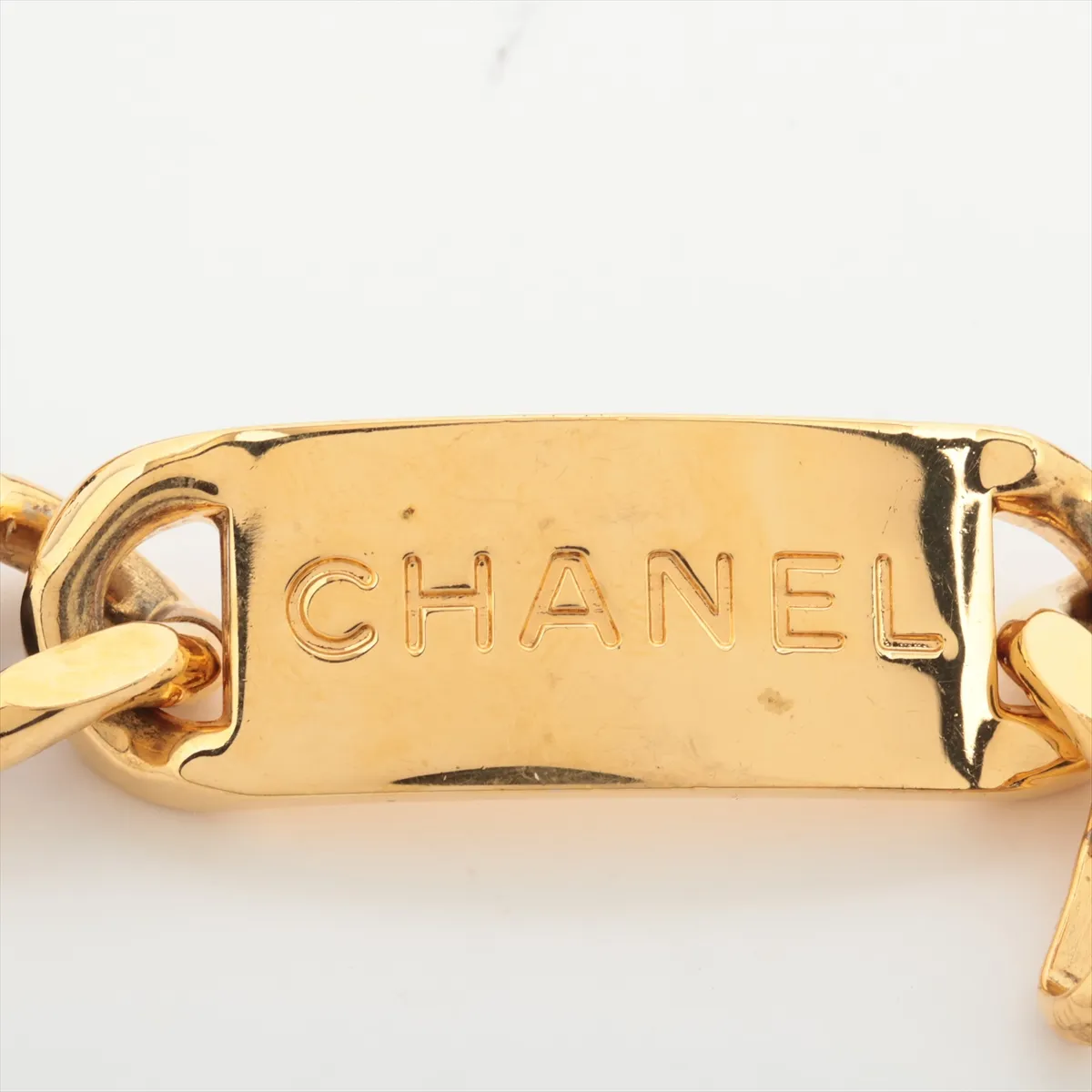 31 RUE CAMBON 94A Chain Belt GP x Leather Gold x Black — view 5
