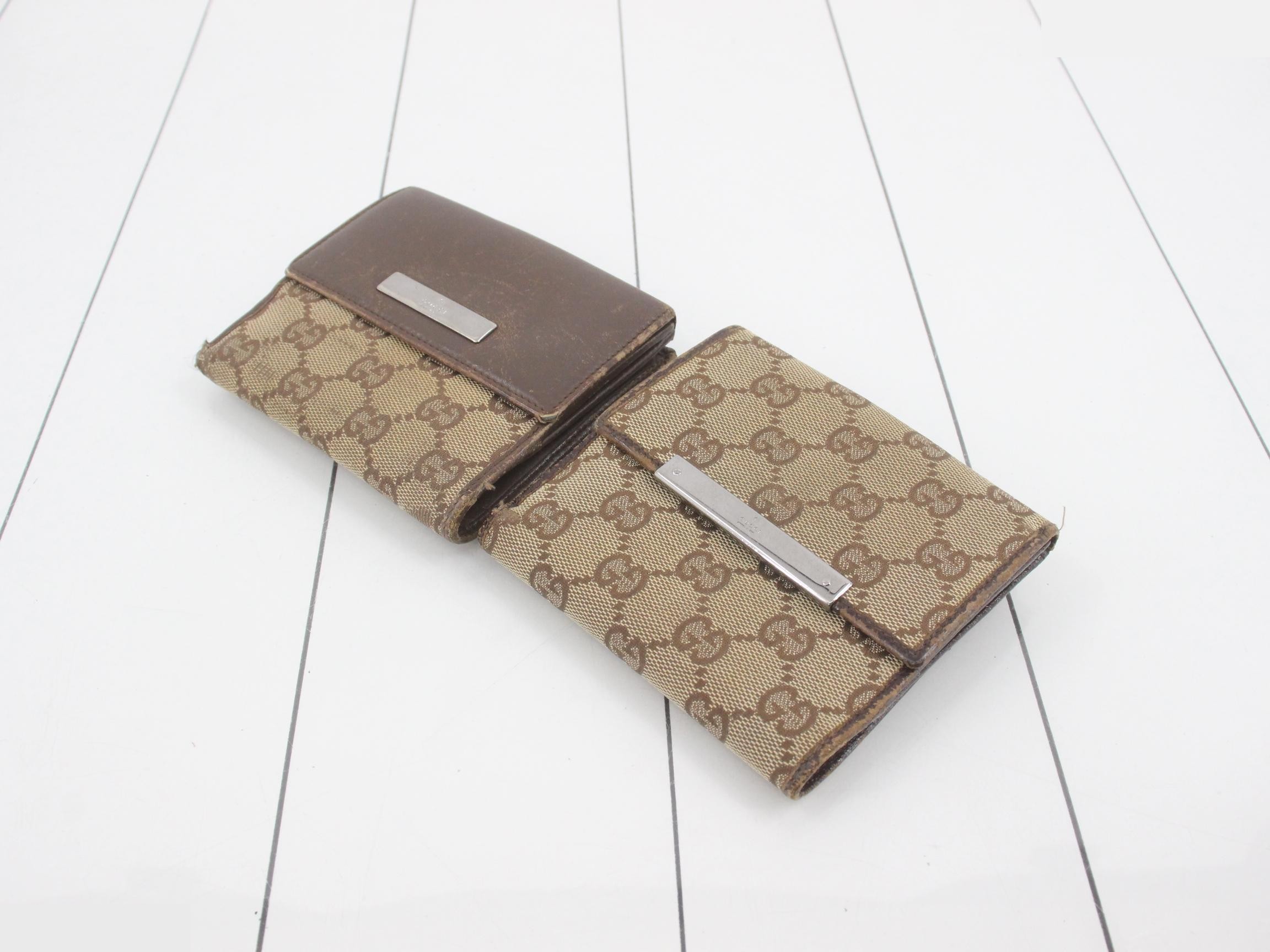 GG Canvas Wallet & Accessories 3-Piece Set (Bundle) — view 2