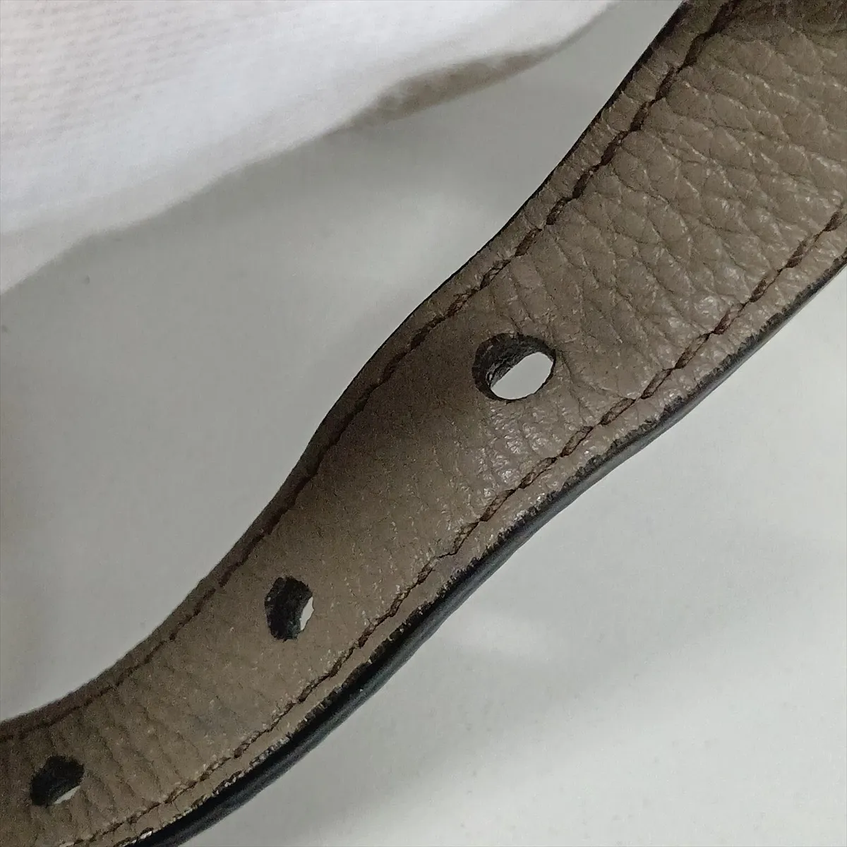 leather shoulder bag, gray — view 10