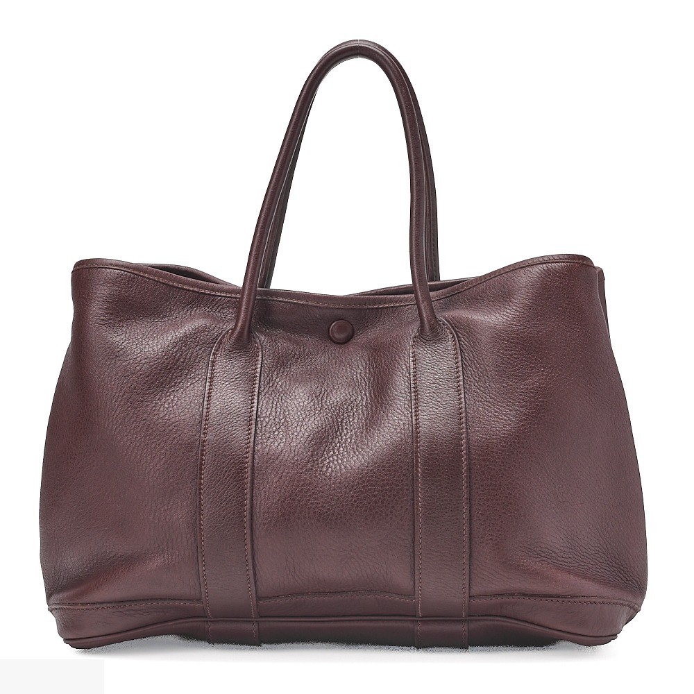 Garden Twilly TPM Swift Tote Bag, Havana, Silver Hardware, J Stamp — view 2