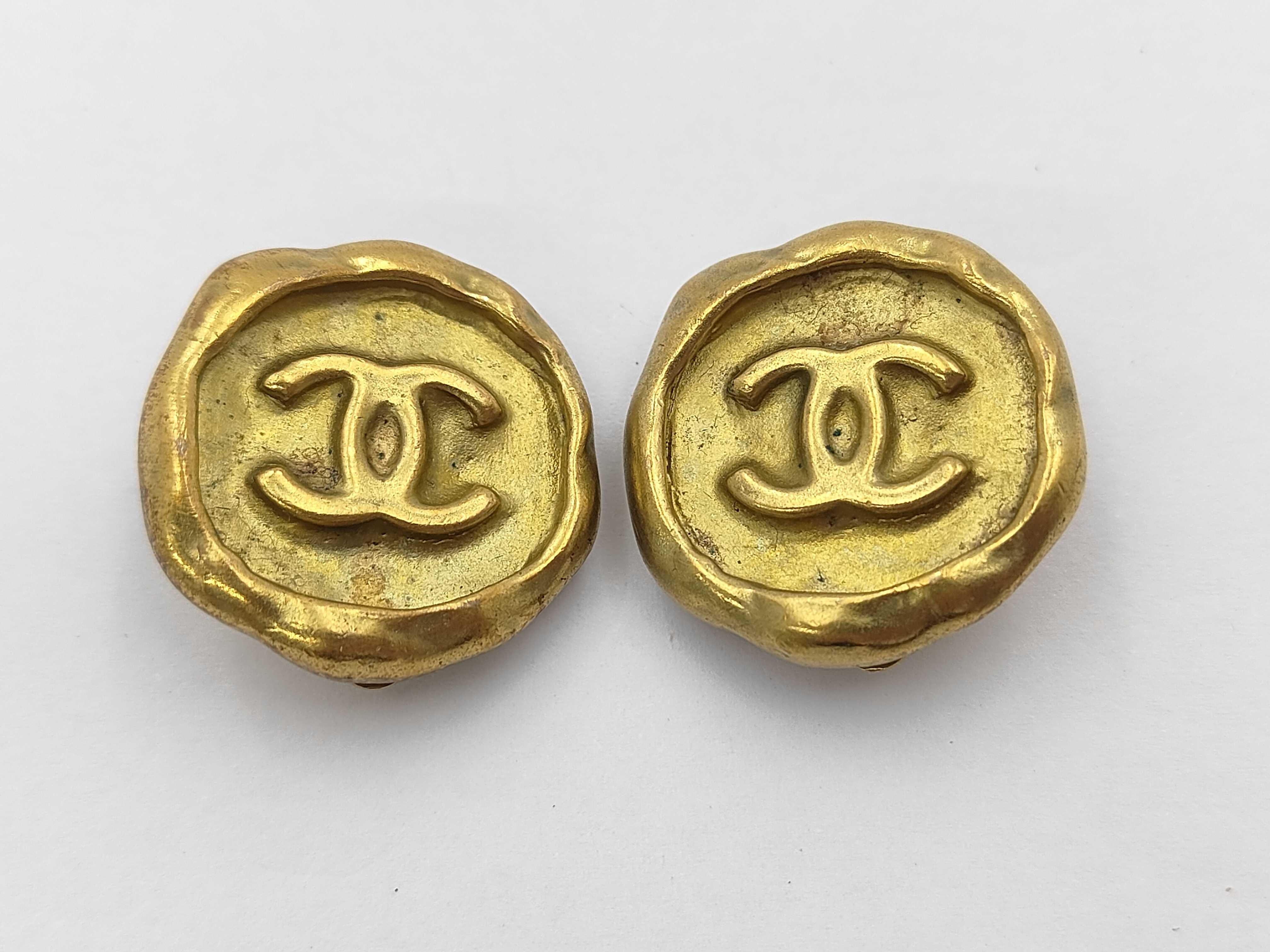 Coco Mark Earrings, Gold Earrings