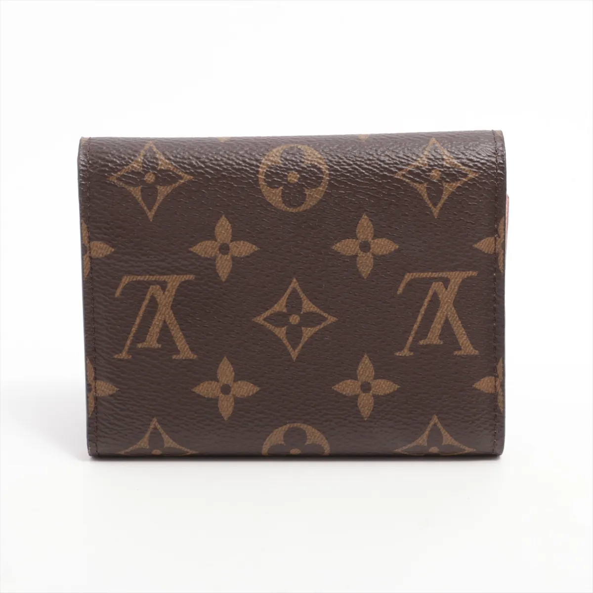 Monogram Portefeuille Victorine M62360 SF5109 Rose Ballerine Compact Wallet with Initial — view 2