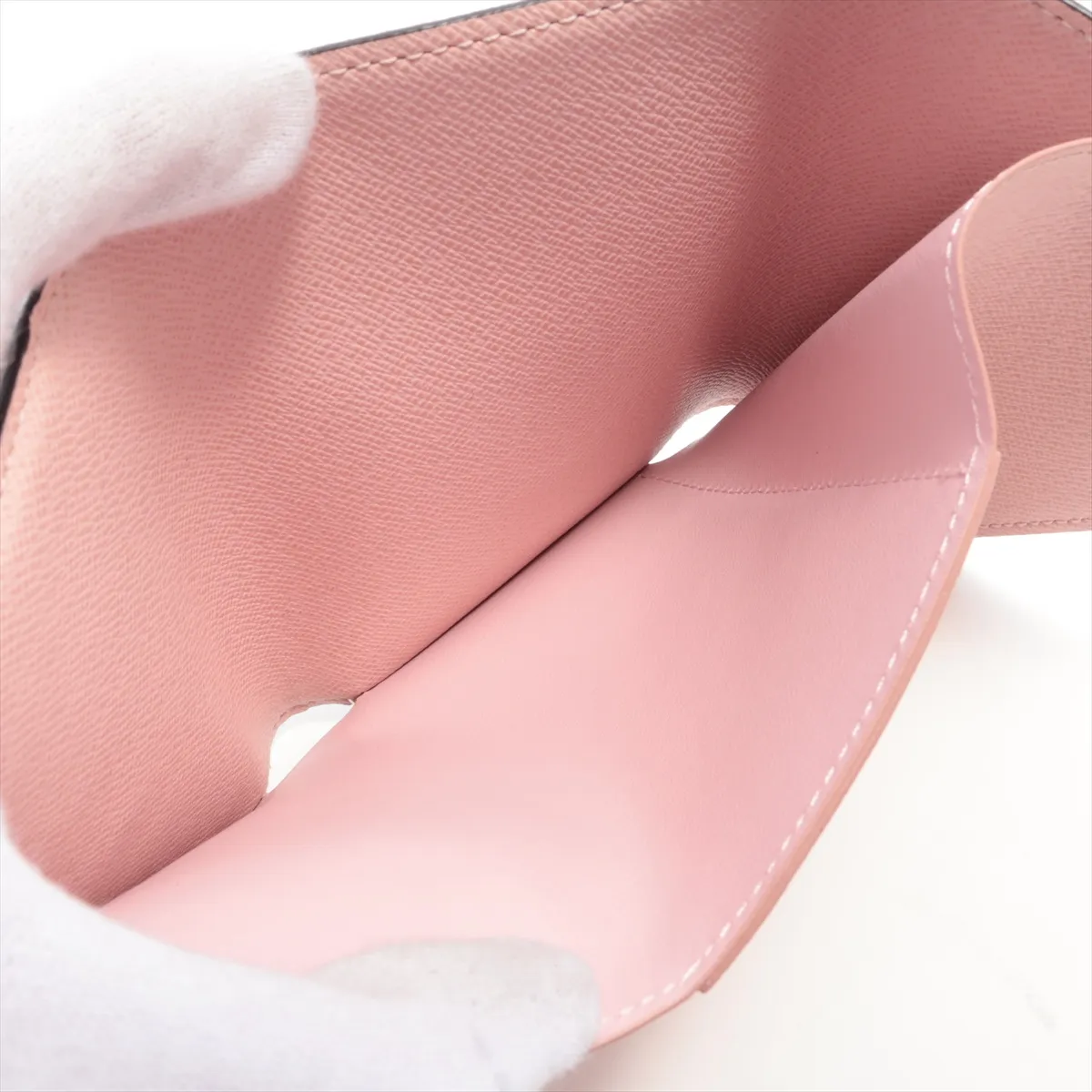 Monogram Portefeuille Victorine M62360 SF5109 Rose Ballerine Compact Wallet with Initial — view 5