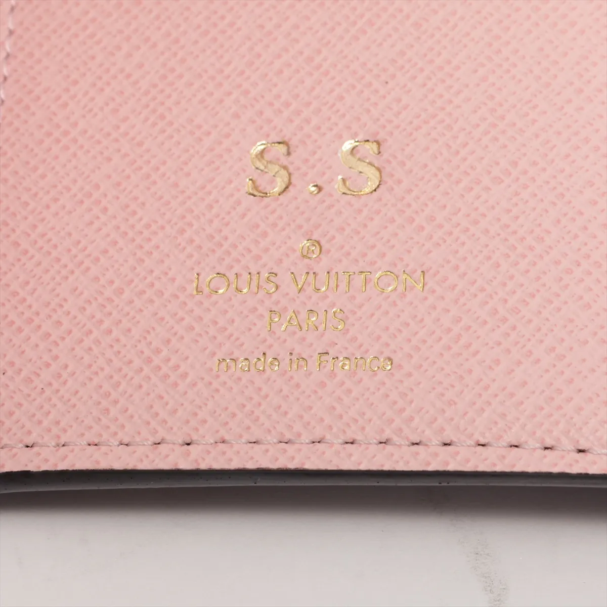 Monogram Portefeuille Victorine M62360 SF5109 Rose Ballerine Compact Wallet with Initial — view 7