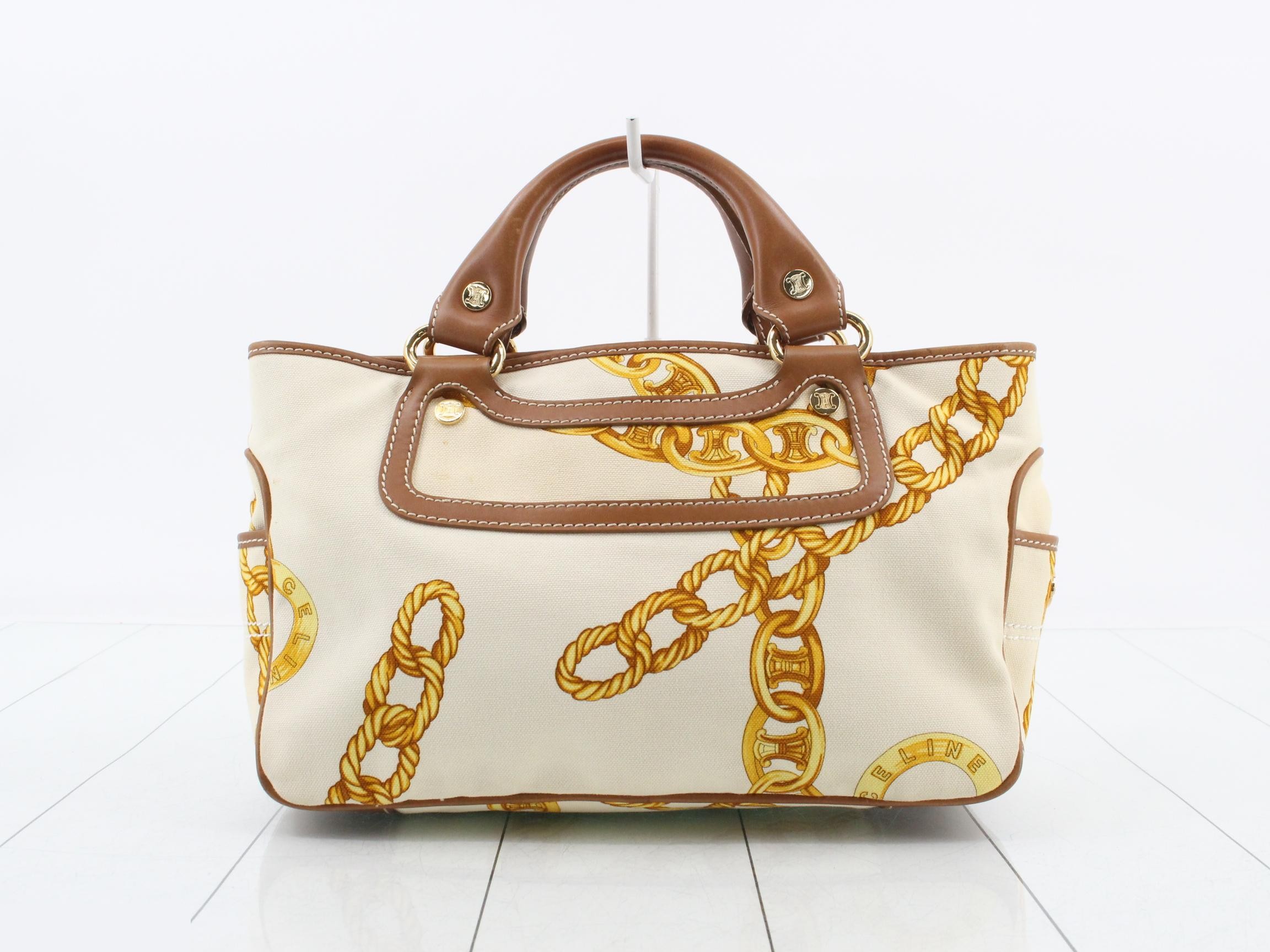 Boogie Bag Chain Canvas Leather Handbag — view 2