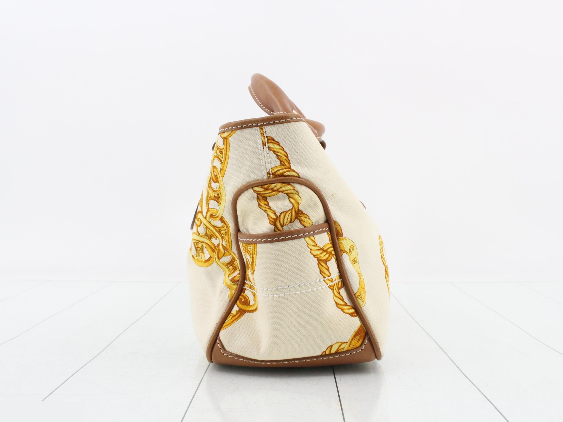 Boogie Bag Chain Canvas Leather Handbag — view 3