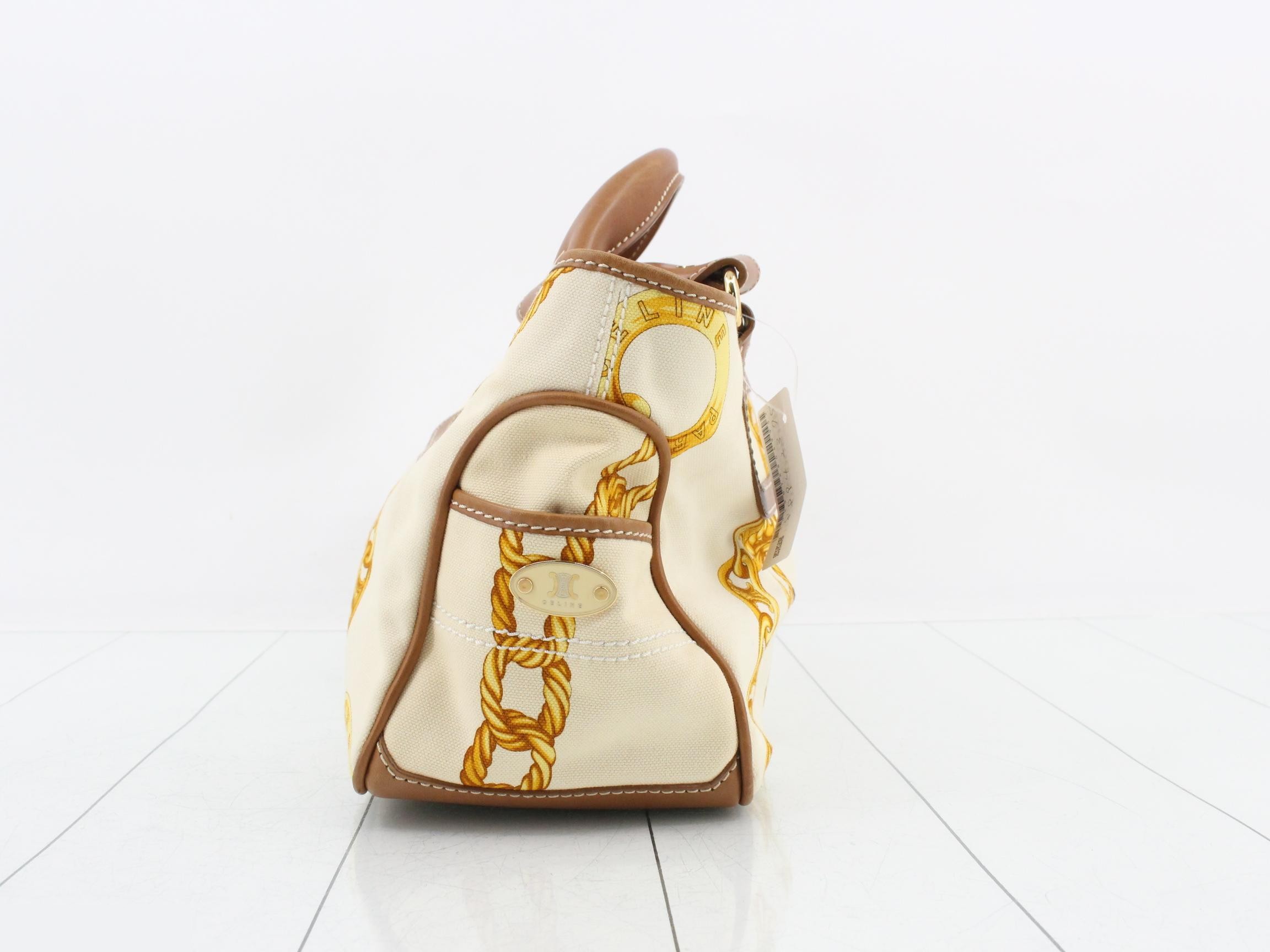 Boogie Bag Chain Canvas Leather Handbag — view 4