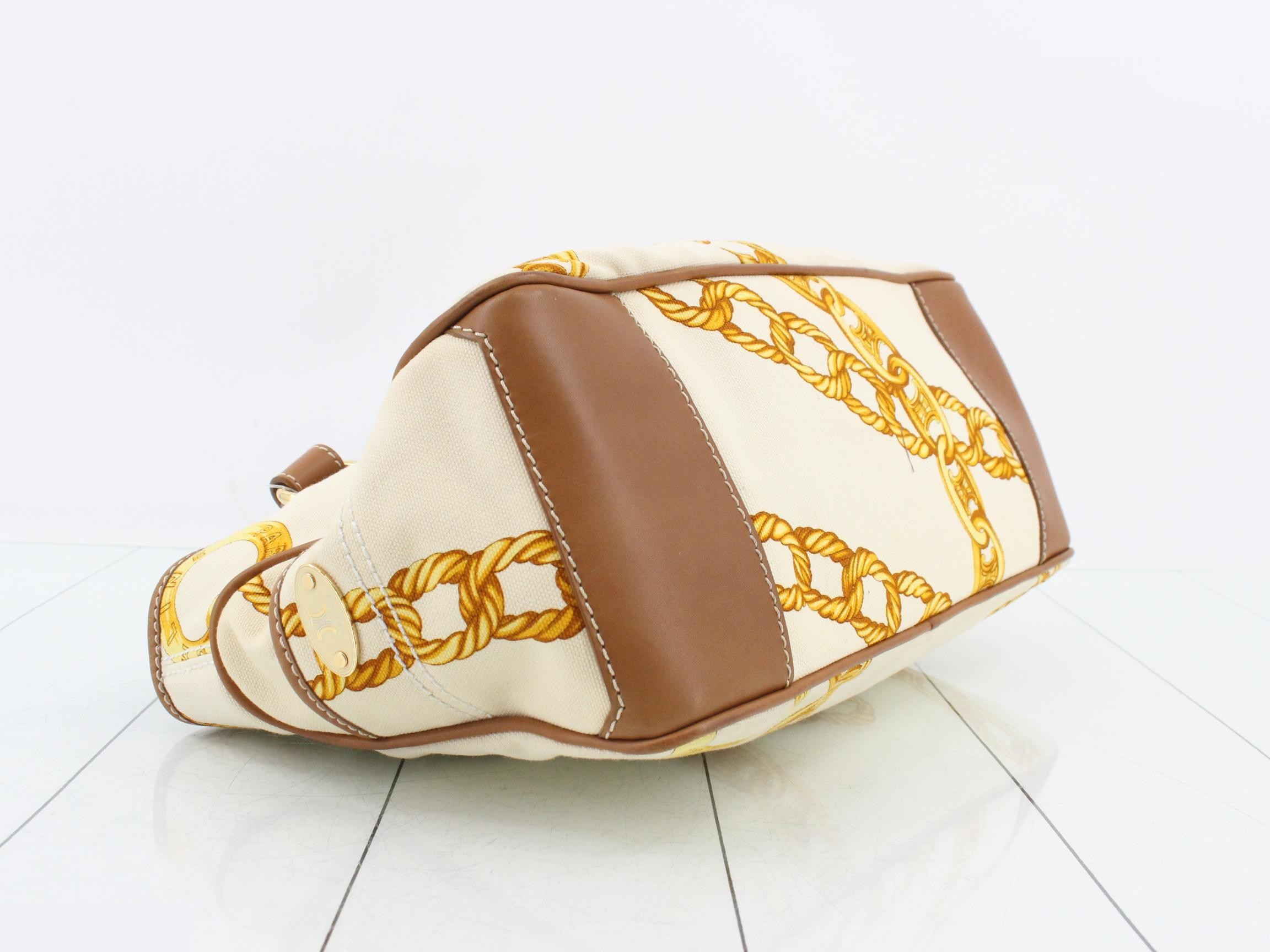 Boogie Bag Chain Canvas Leather Handbag — view 5