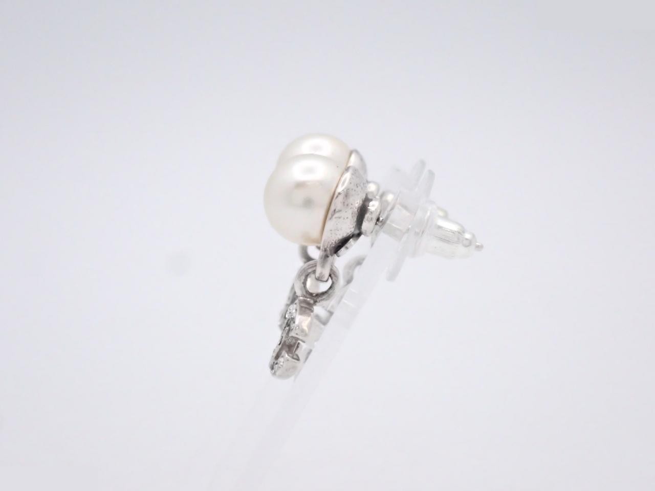 Earrings, Coco Mark, Pearl — view 3