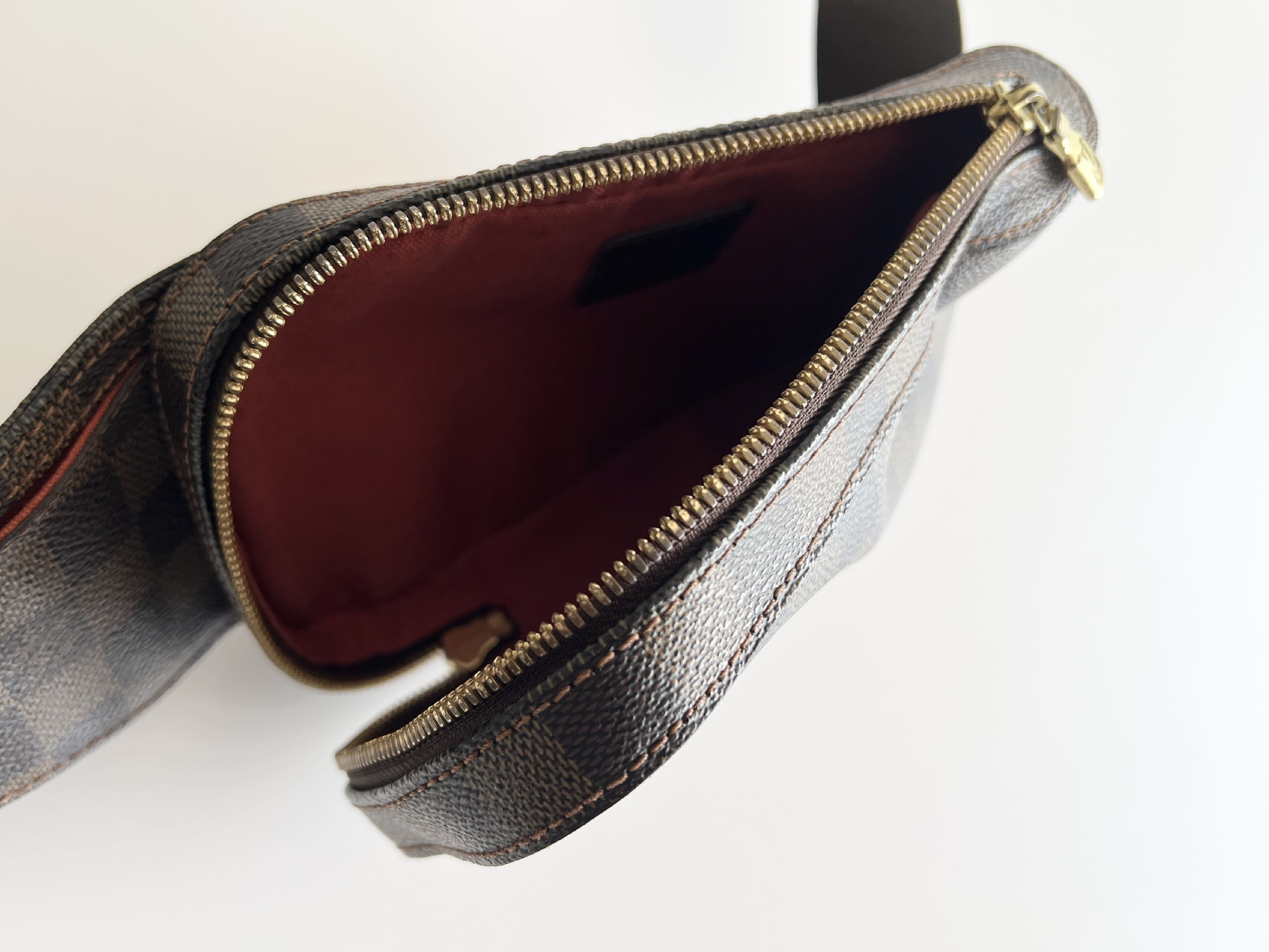 Geronimos N51994 Damier Ebene Leather Body Bag — view 4