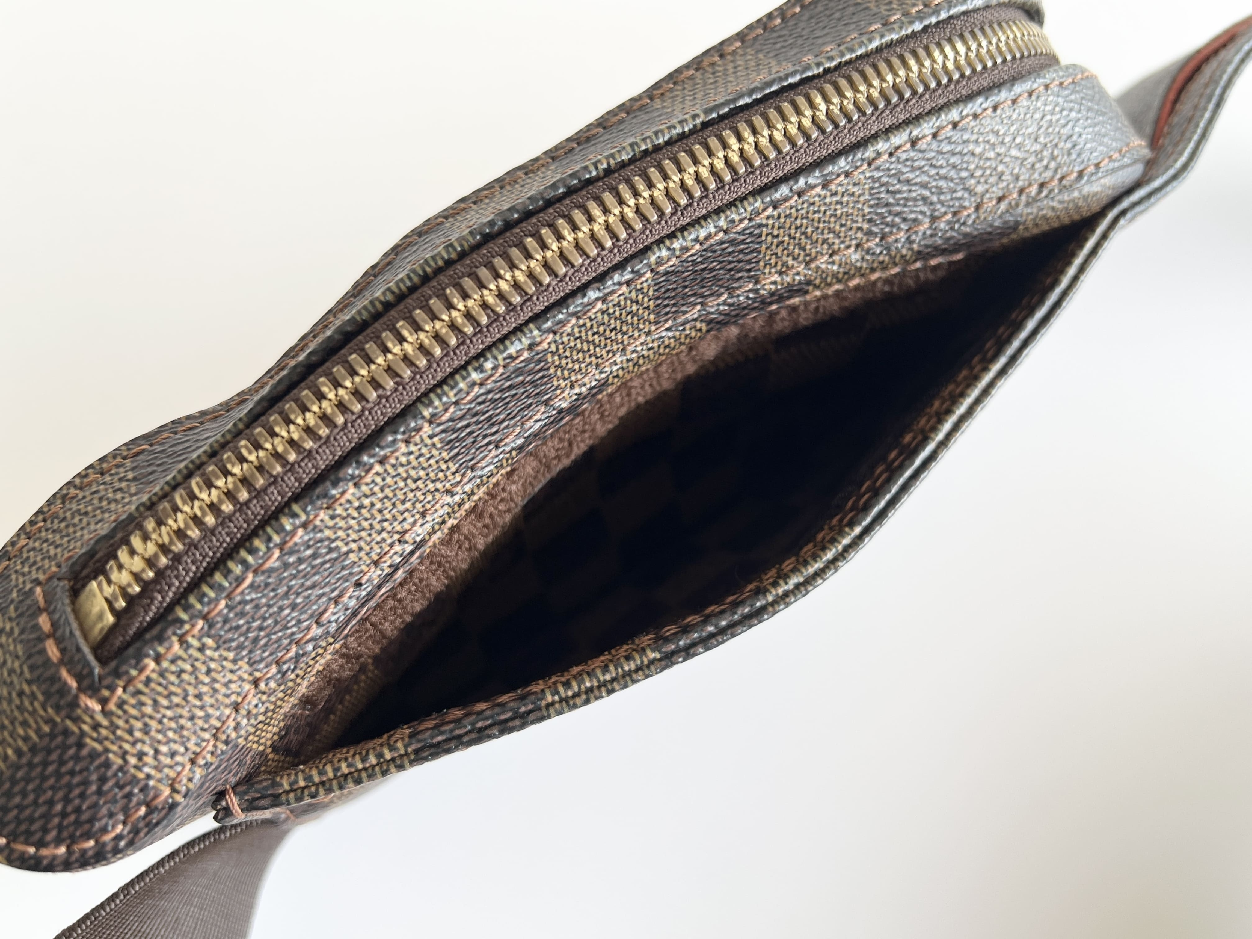 Geronimos N51994 Damier Ebene Leather Body Bag — view 7