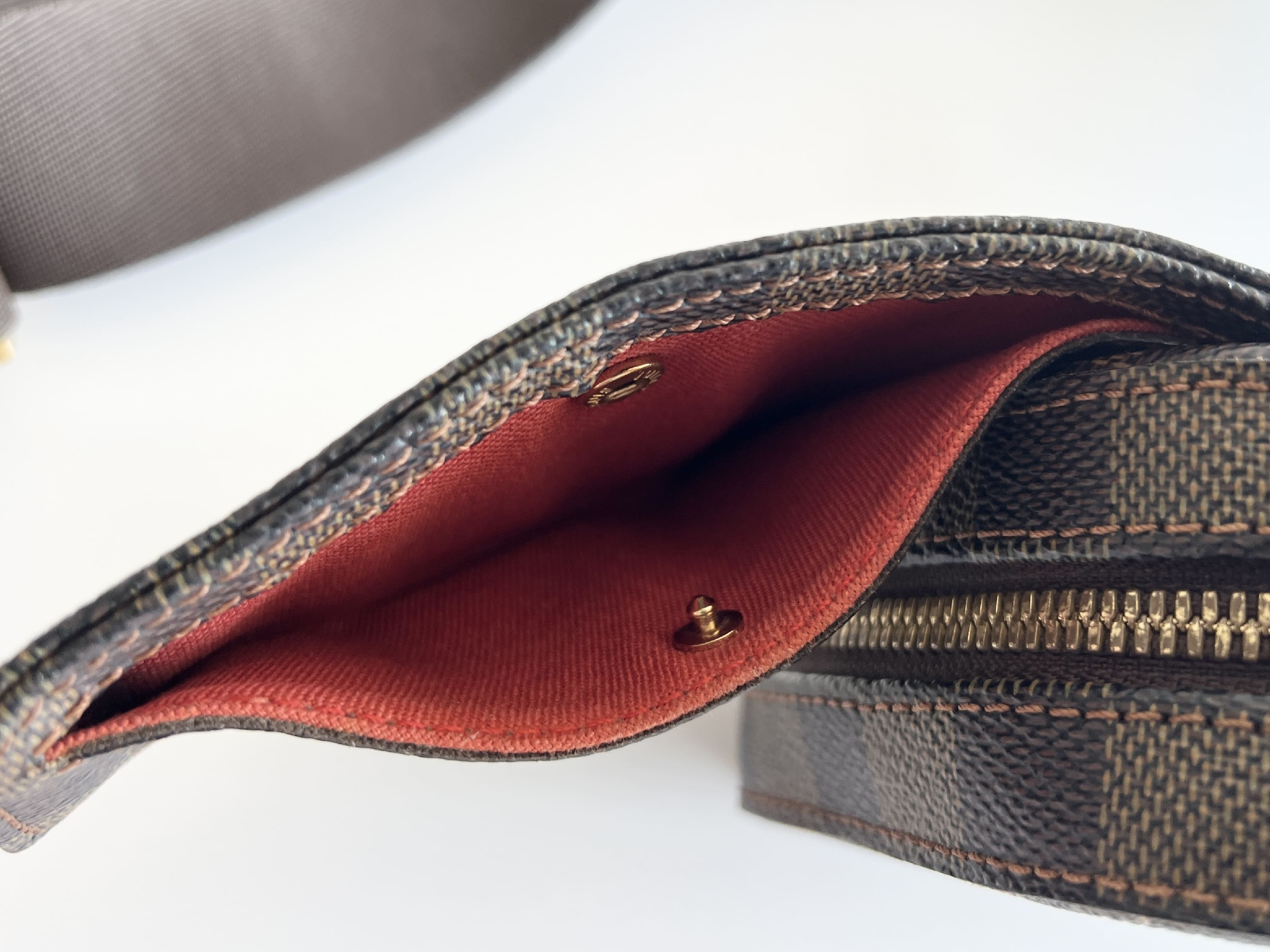 Geronimos N51994 Damier Ebene Leather Body Bag — view 8