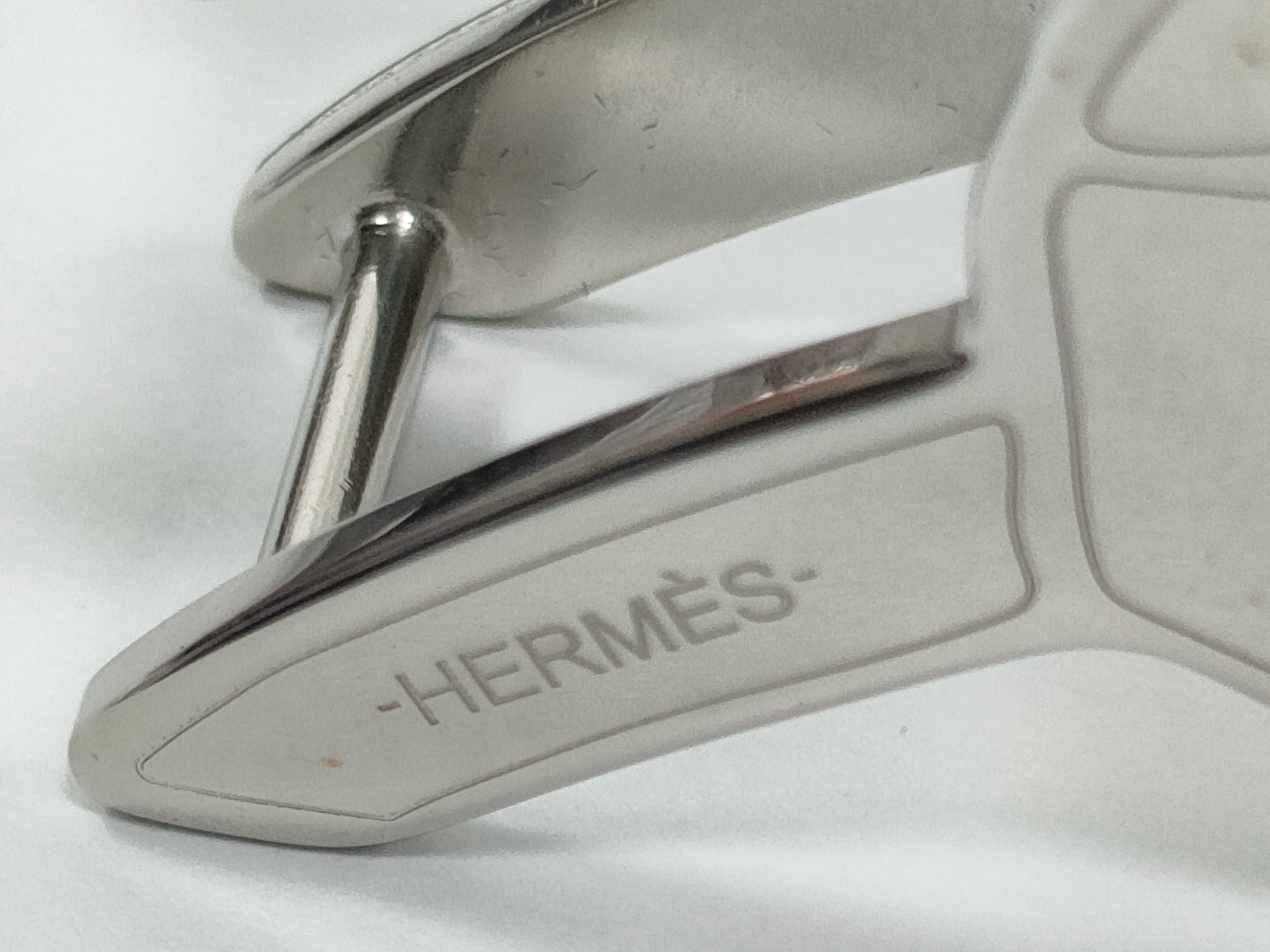 Scarf Ring, Tête de Cheval, Silver Hardware, Hermes, Unused, Other Accessories — view 2