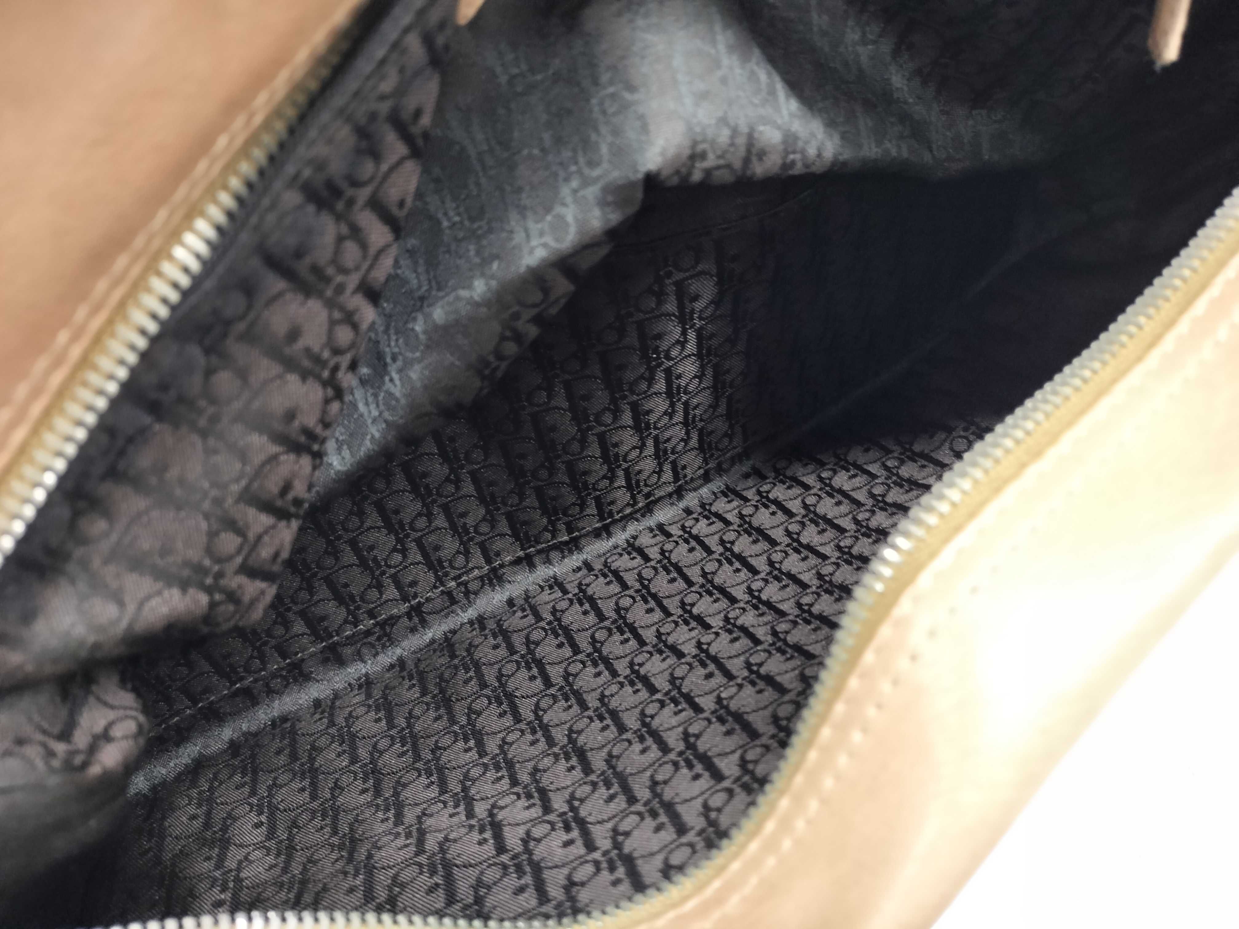 ChristianDior Shoulder Bag, Beige Leather — view 13