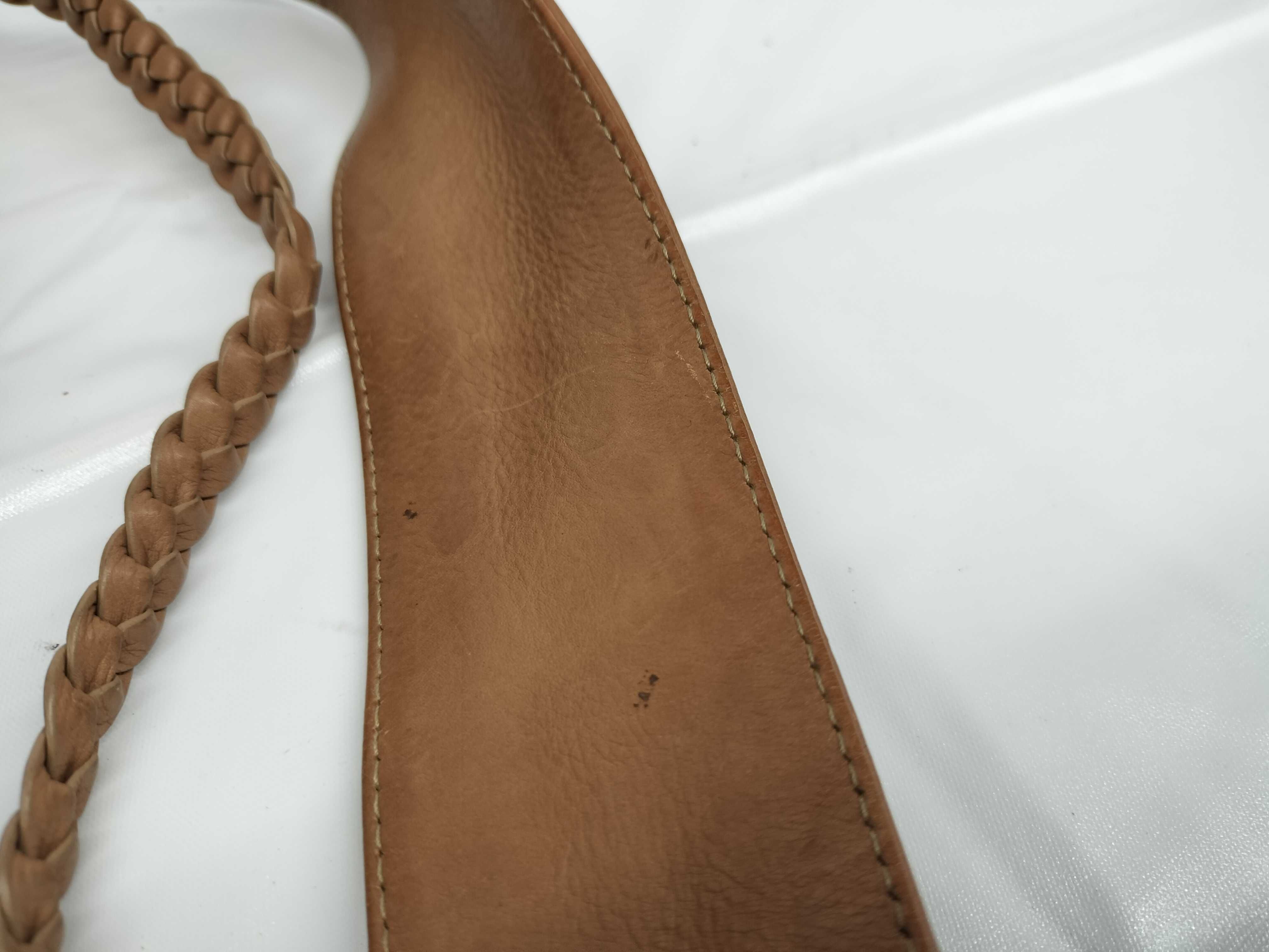 ChristianDior Shoulder Bag, Beige Leather — view 7