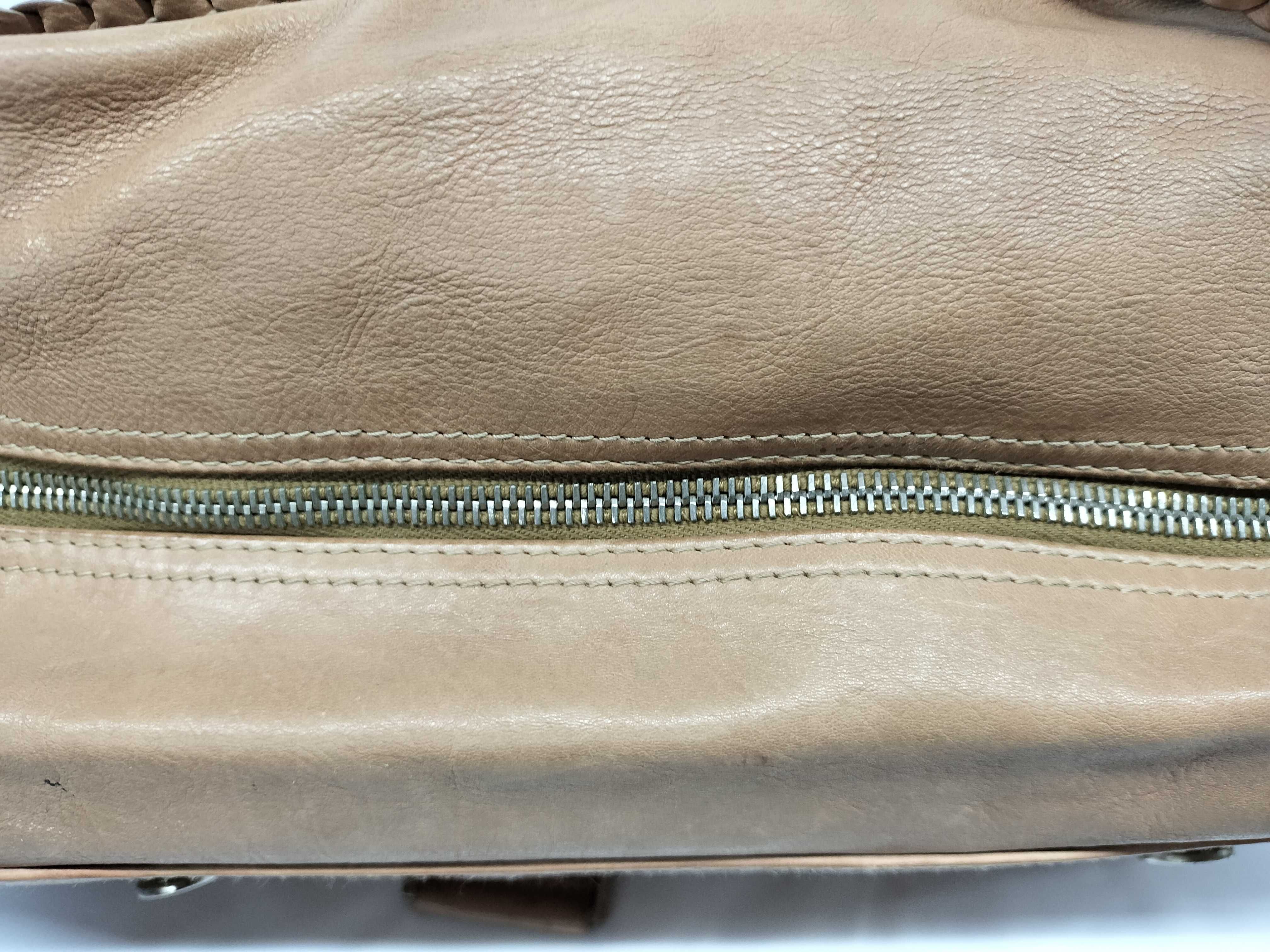 ChristianDior Shoulder Bag, Beige Leather — view 10