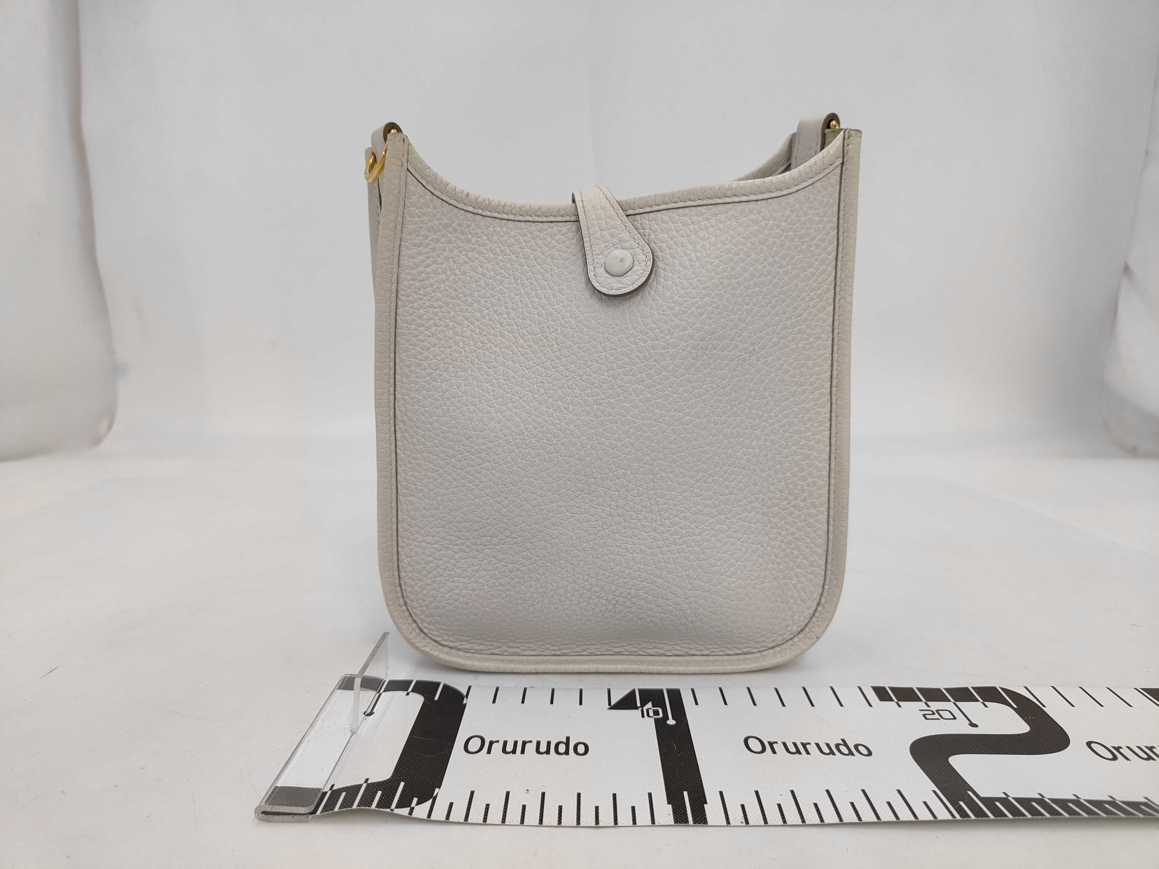 Evelyne TPM White Shoulder Bag with Gold Hardware — view 2