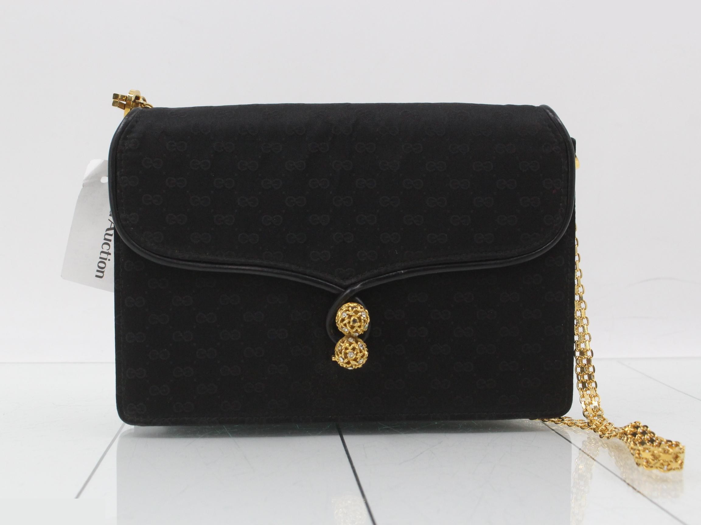 Micro GG Satin Chain Shoulder Bag