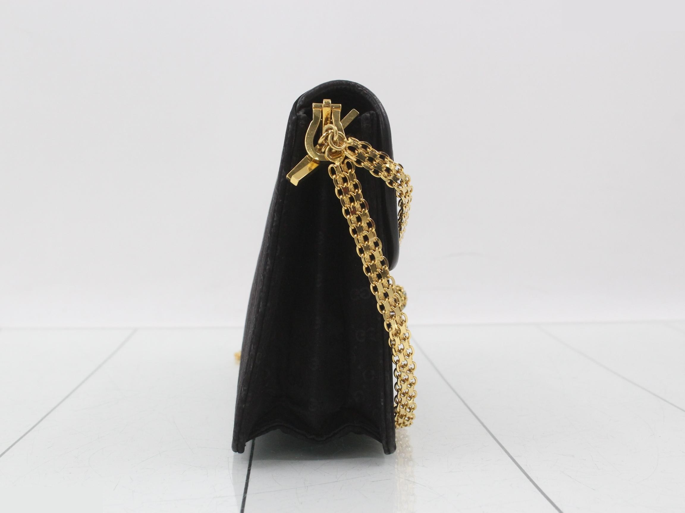 Micro GG Satin Chain Shoulder Bag — view 4