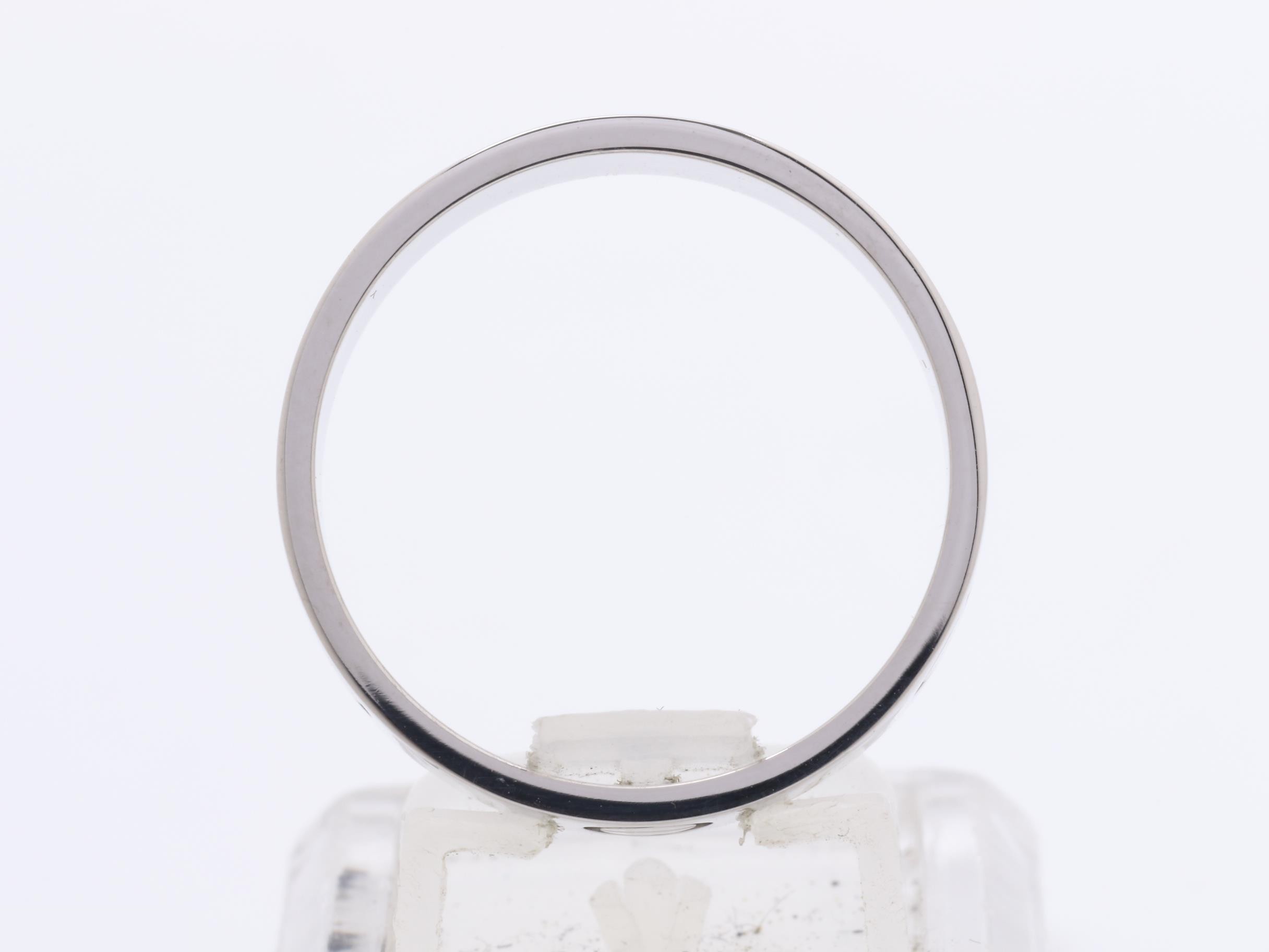 Au750WG Love Ring, size 60, 6.7g, width approximately 3.5mm — view 5