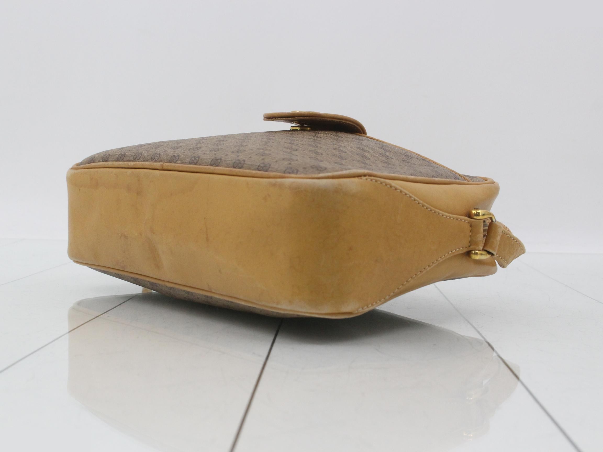 001-105-4073 Micro GG Shoulder Bag, Leather, Beige — view 6