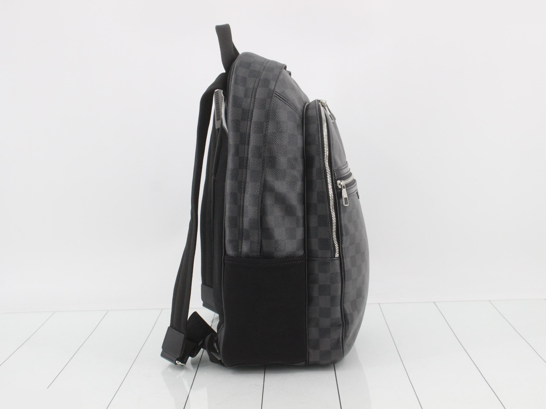 Damier Graphite Michael Backpack — view 4