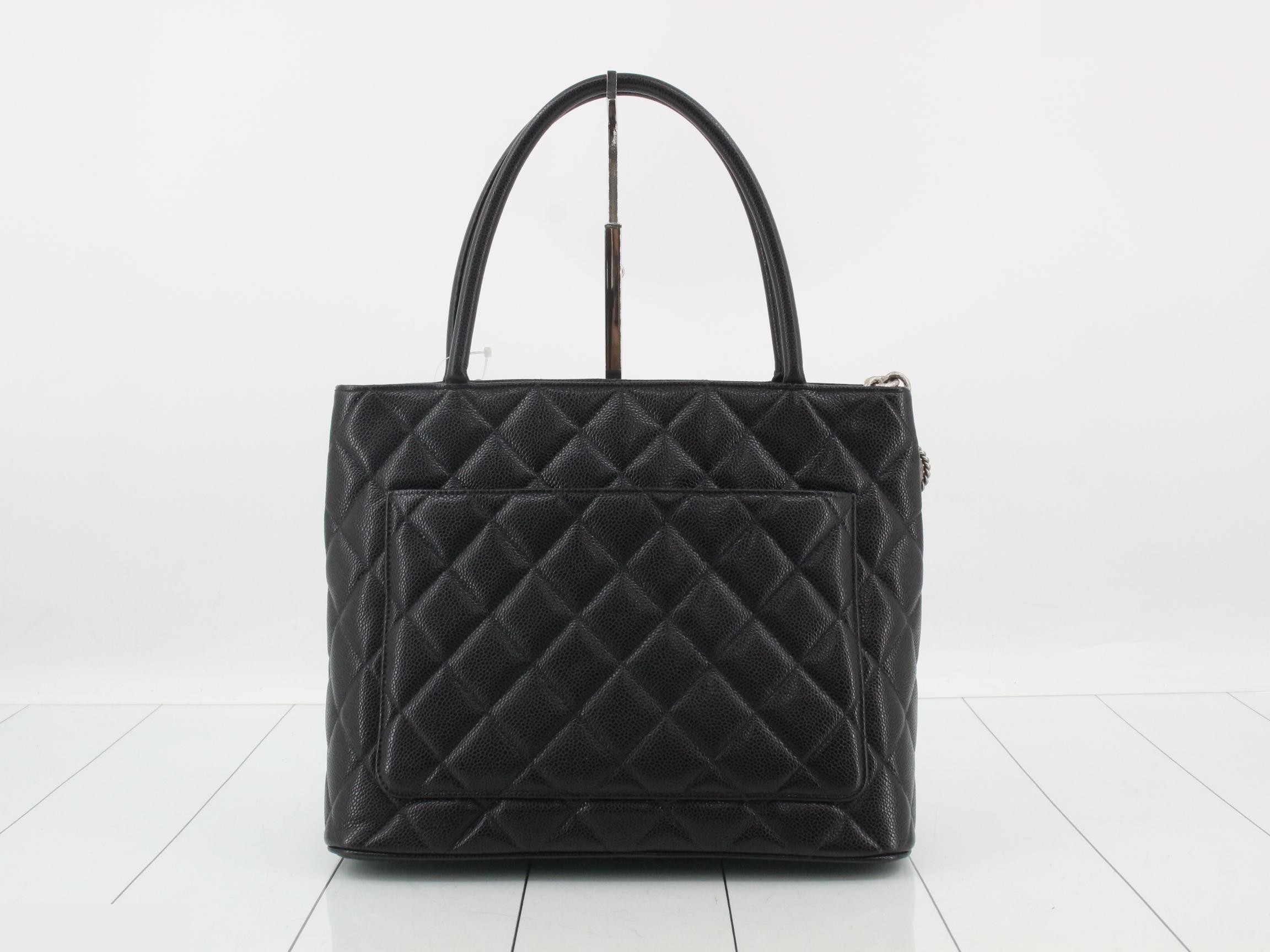 Caviar Skin SV Medal Reissue Tote Bag — view 2