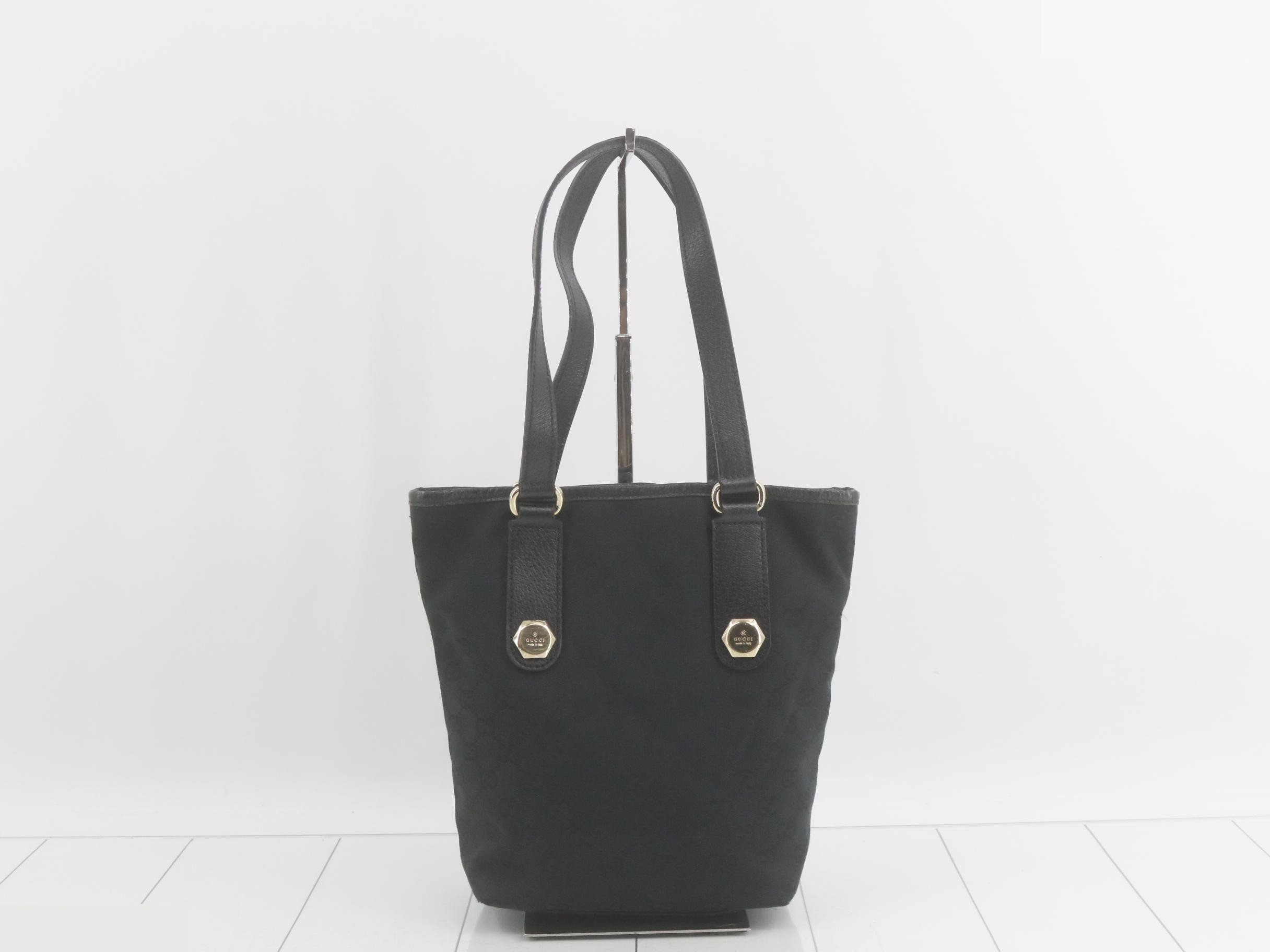 Canvas Mini Tote Bag, Noir (Black), 153361, 203998 — view 2